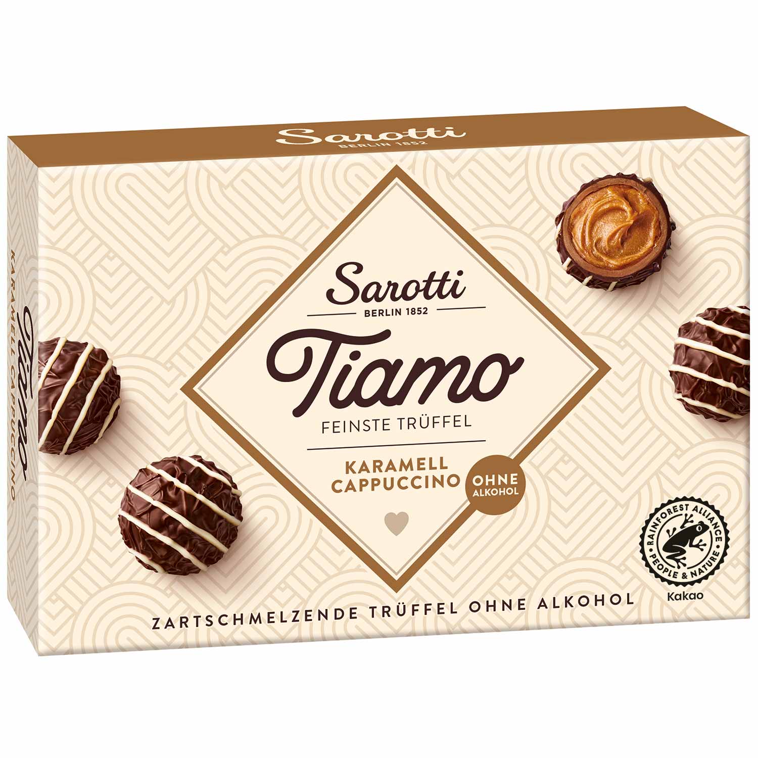 Sarotti Tiamo Feinste Trüffel Karamell Cappuccino 125g