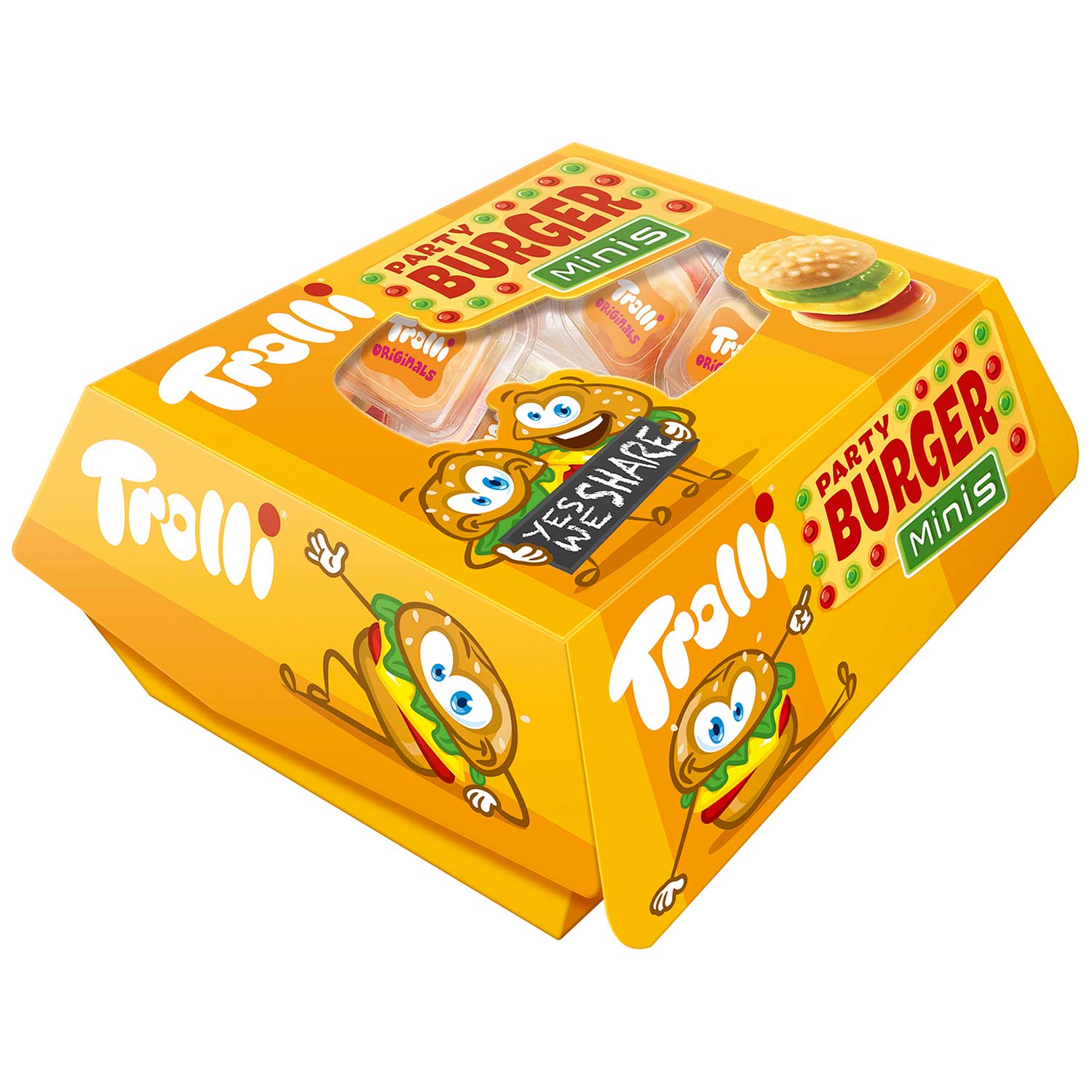 Trolli Party Burger Minis 15x10g