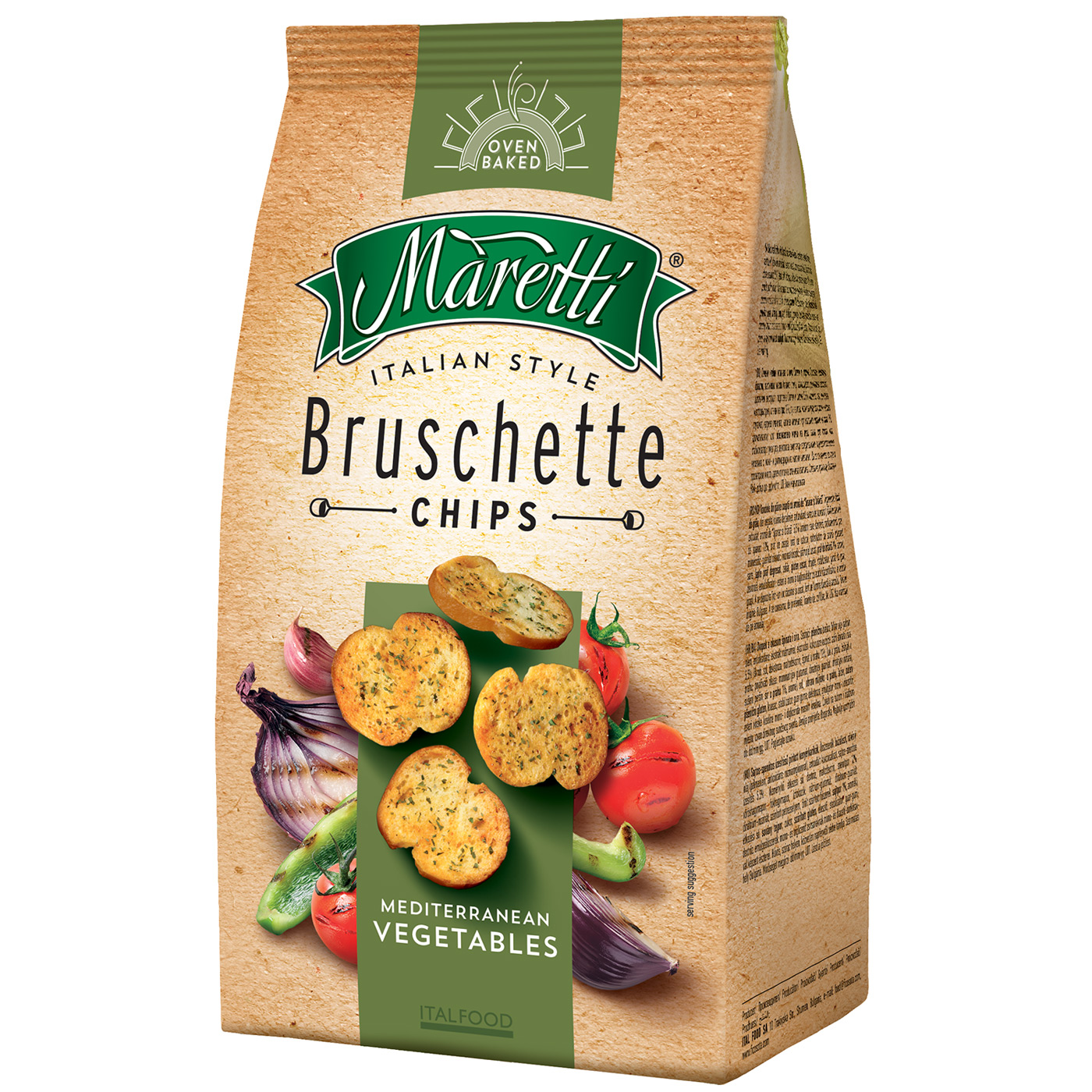 Maretti Bruschette Chips Mediterranean Vegetables 150g
