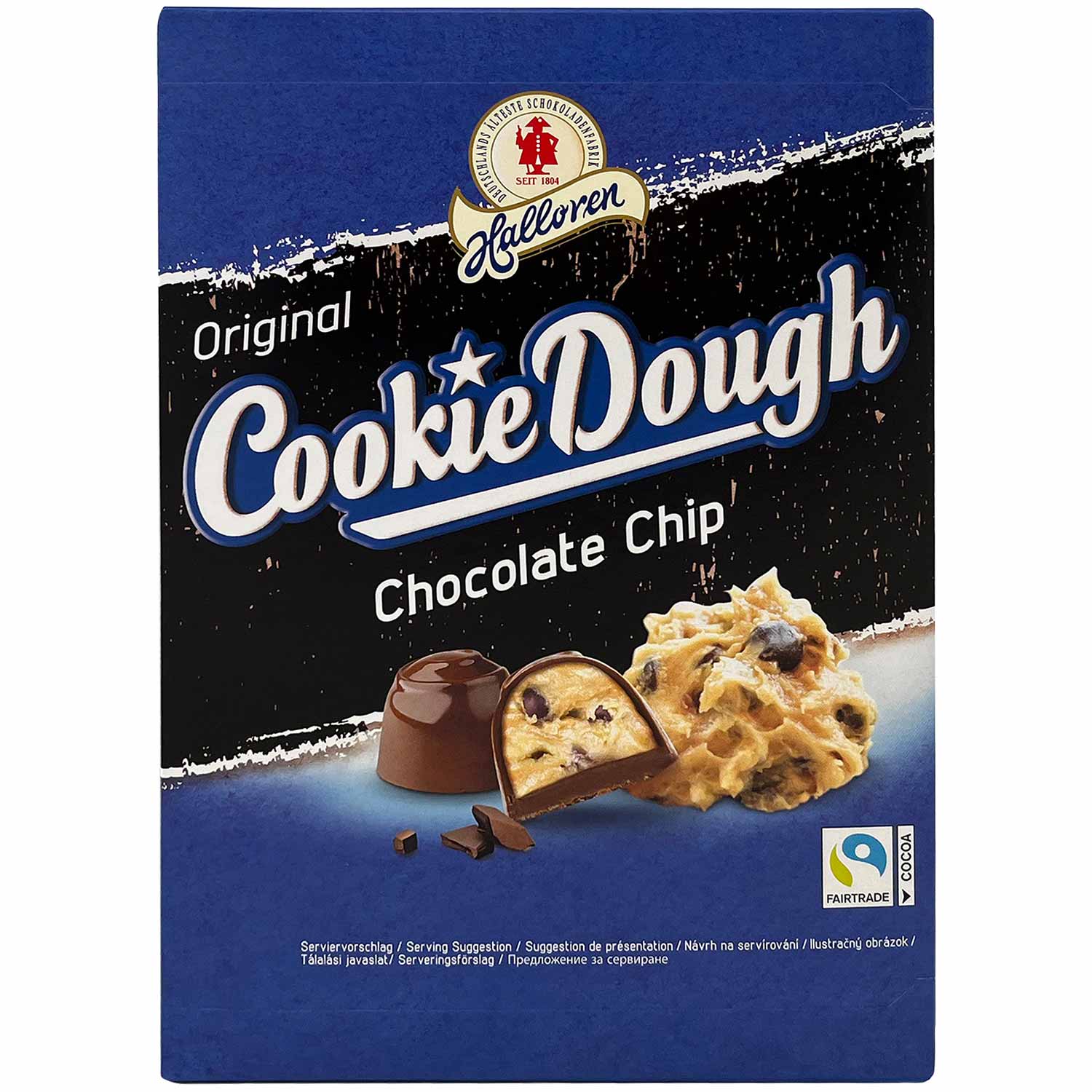 Halloren Cookie Dough Chocolate Chip 150g