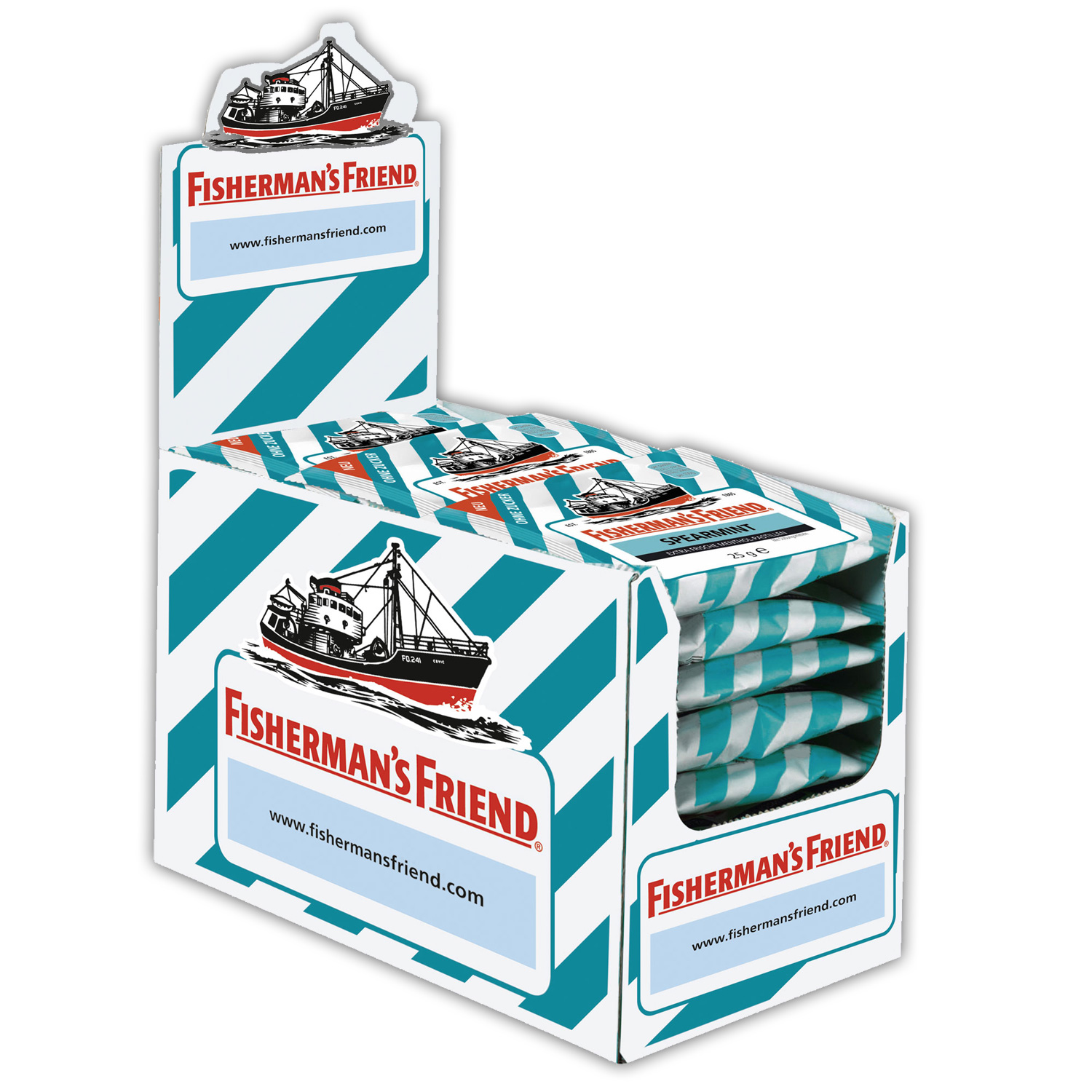 Fisherman's Friend Spearmint ohne Zucker 24x25g