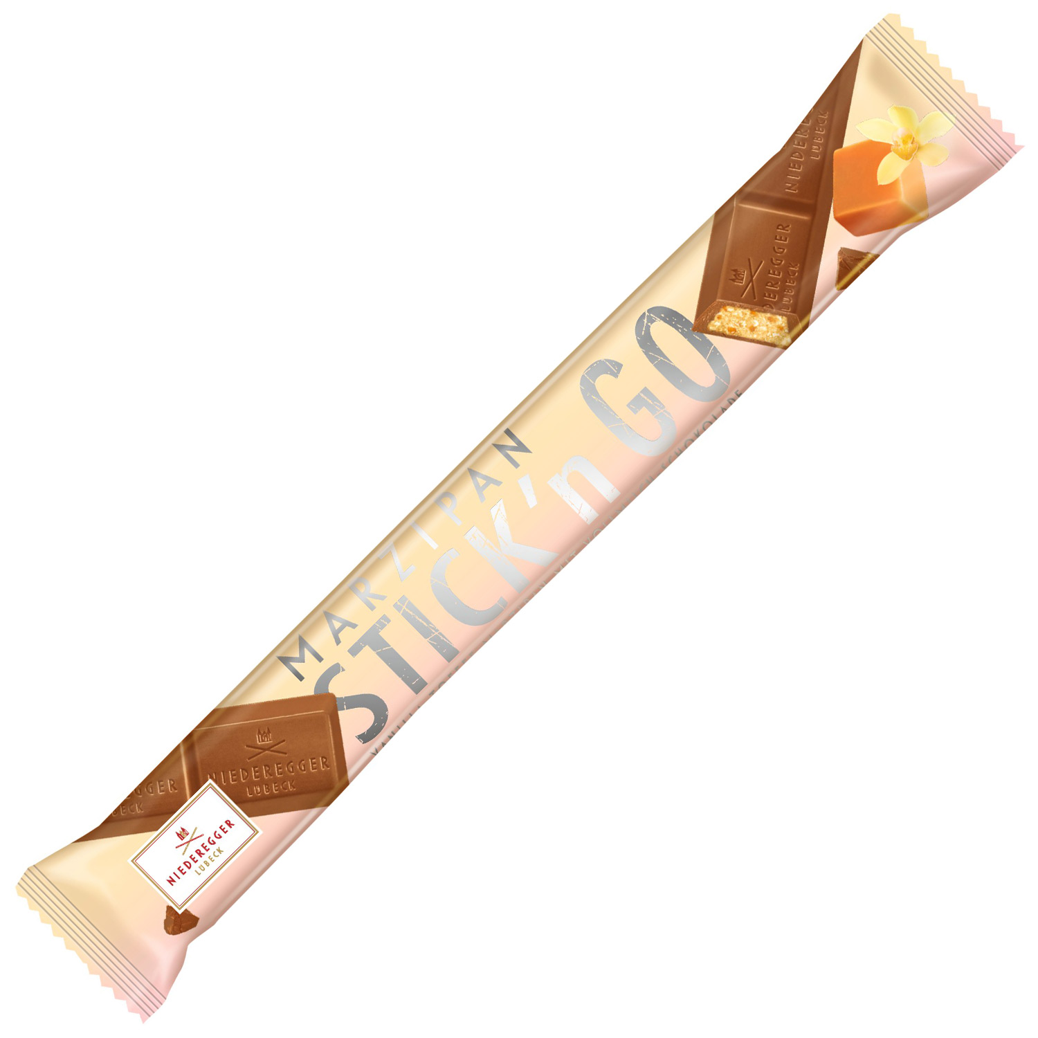 Niederegger Marzipan Stick 'n Go Vanilla Toffee 40g