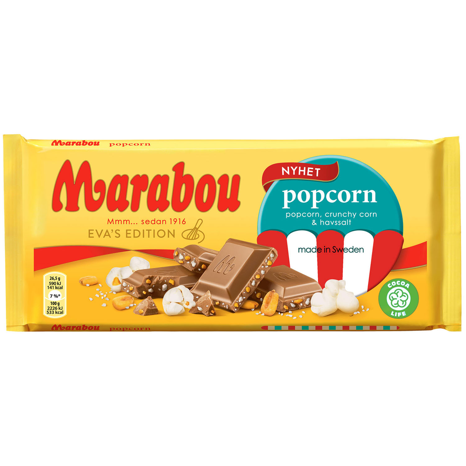 Marabou Popcorn 185g