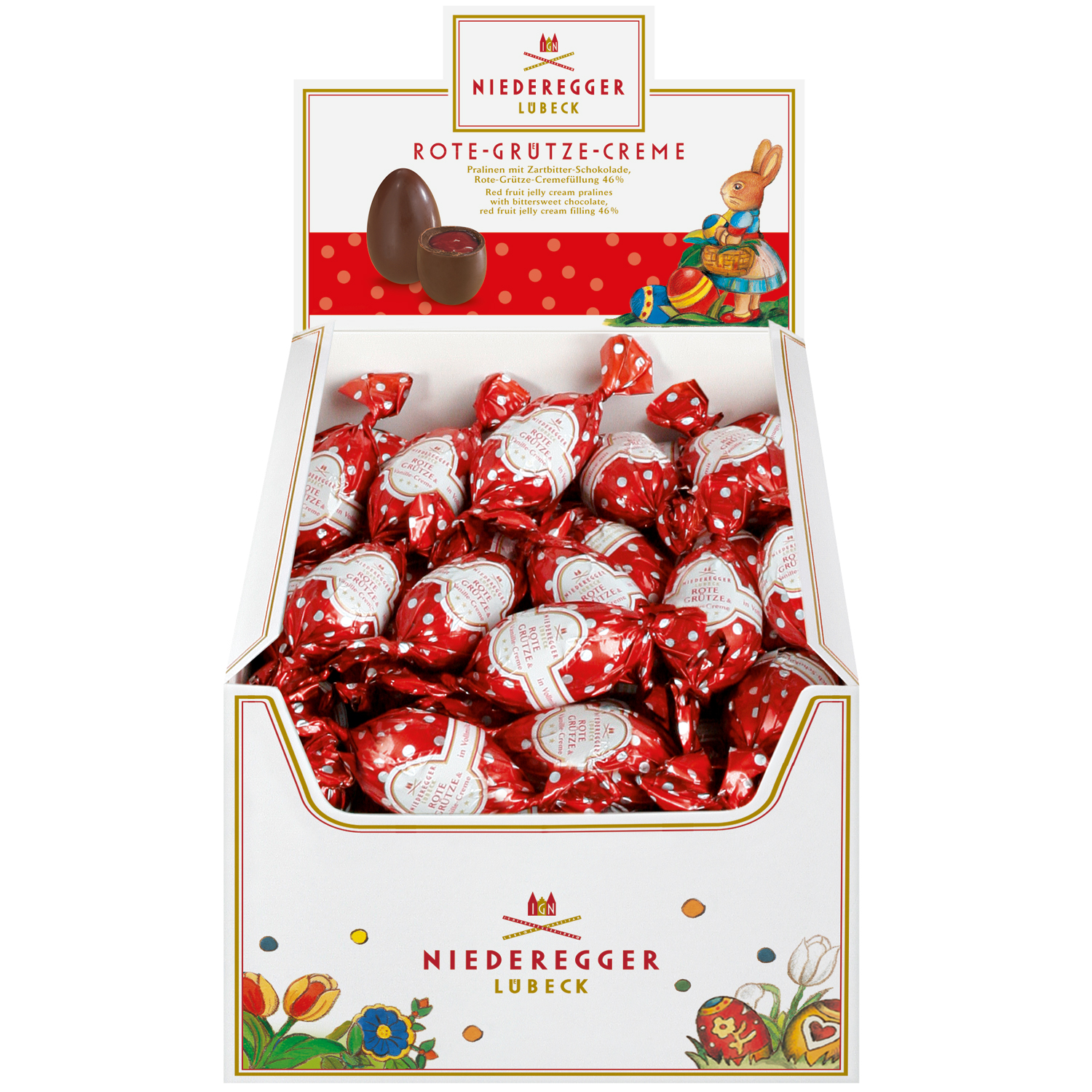 Niederegger Rote-Grütze-Creme-Eier 75x17g