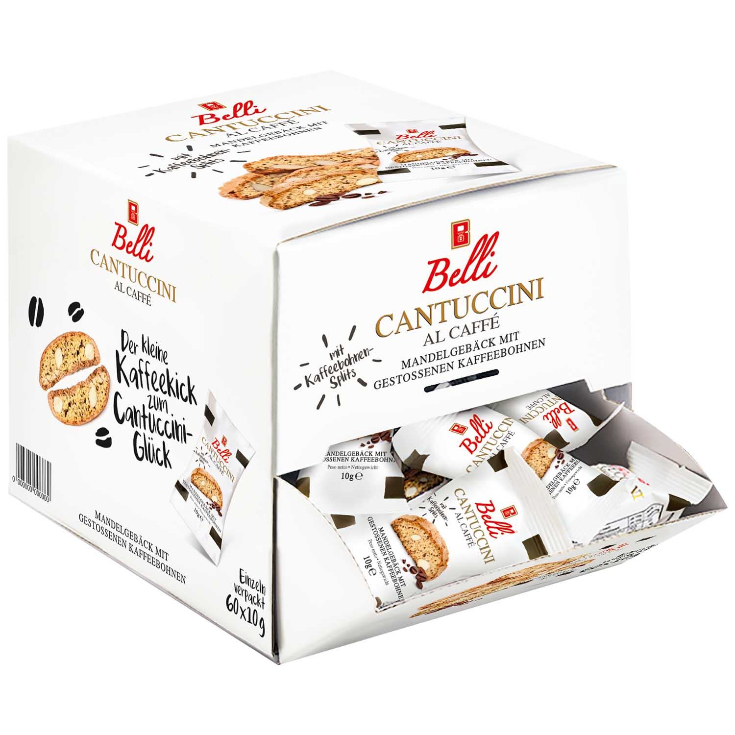 Belli Cantuccini al Caffé 60x10g