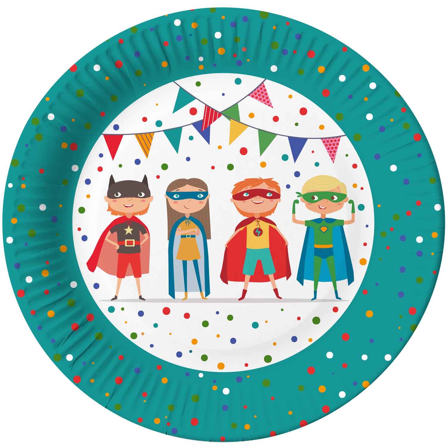Papstar Pappteller Superhero 10er
