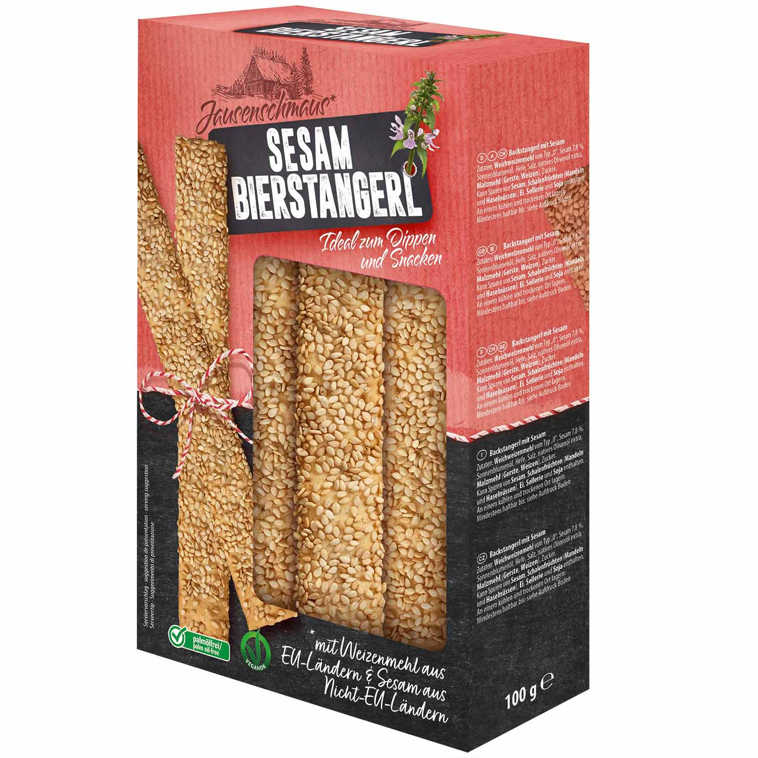 Jausenschmaus Bierstangerl Sesam 100g