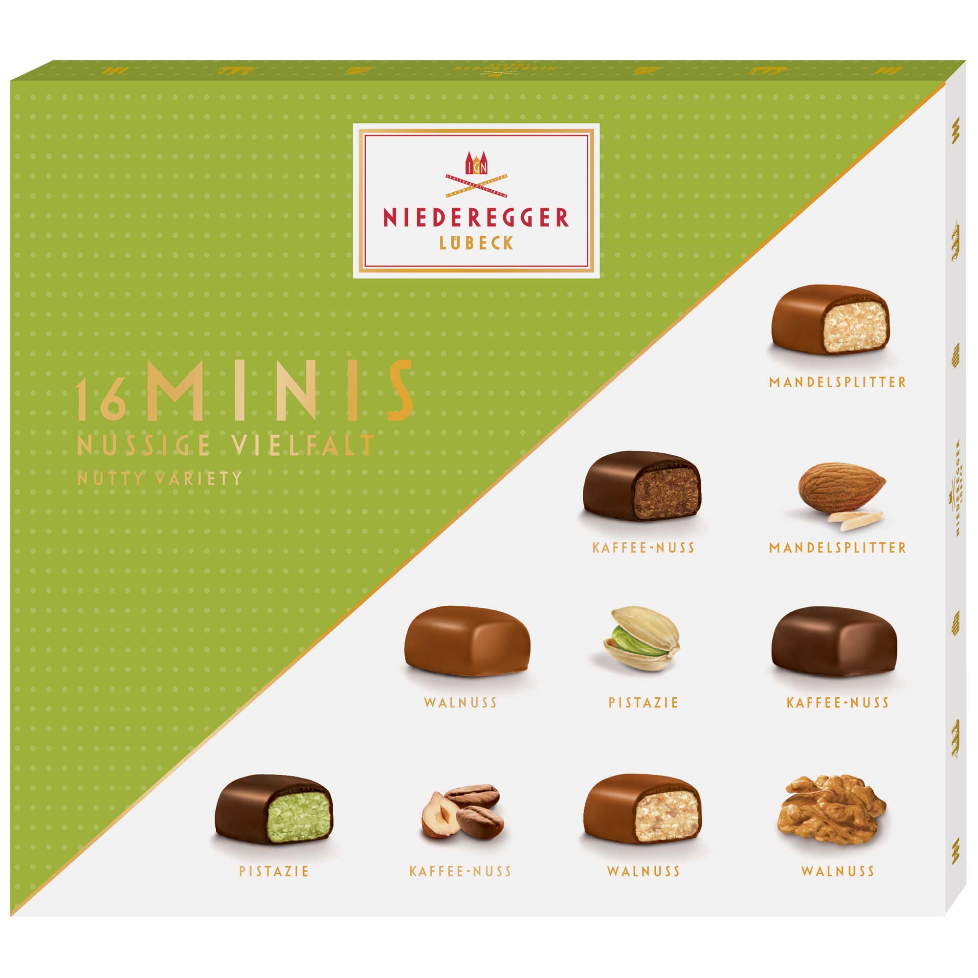Niederegger Nussige Vielfalt 16 Minis 112g
