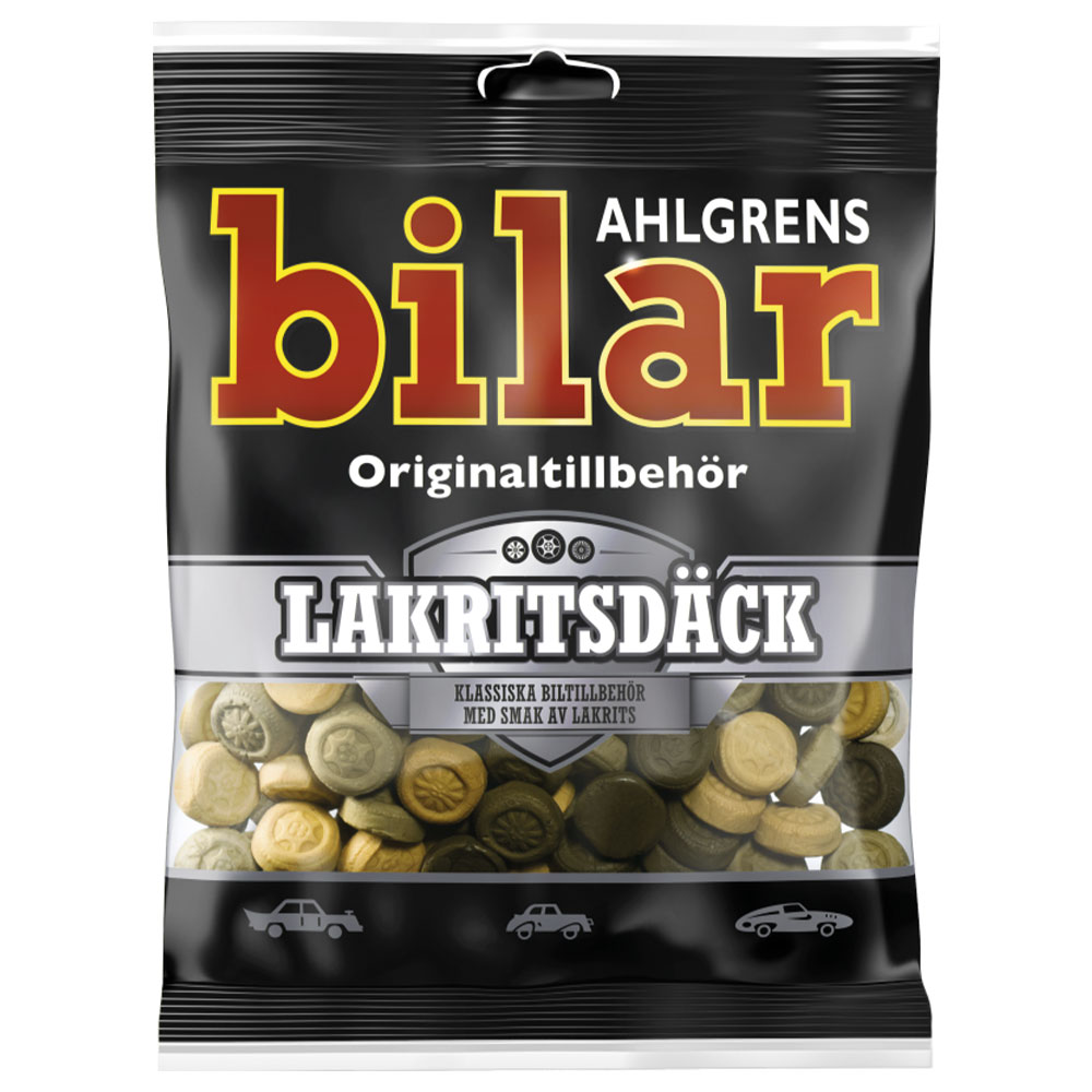 Ahlgrens bilar Lakritsdäck 110g