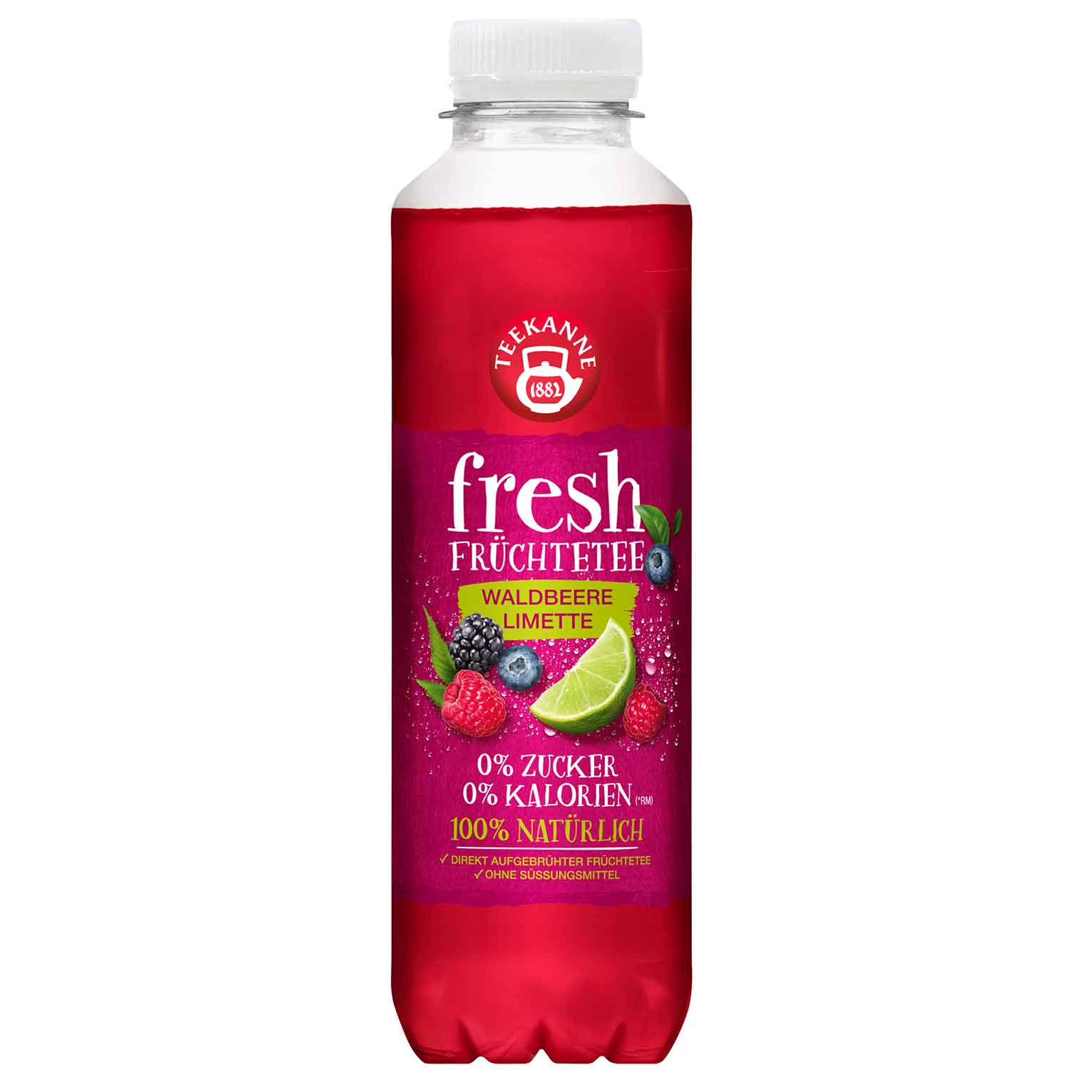 Teekanne fresh Früchtetee Waldbeere-Limette 500ml
