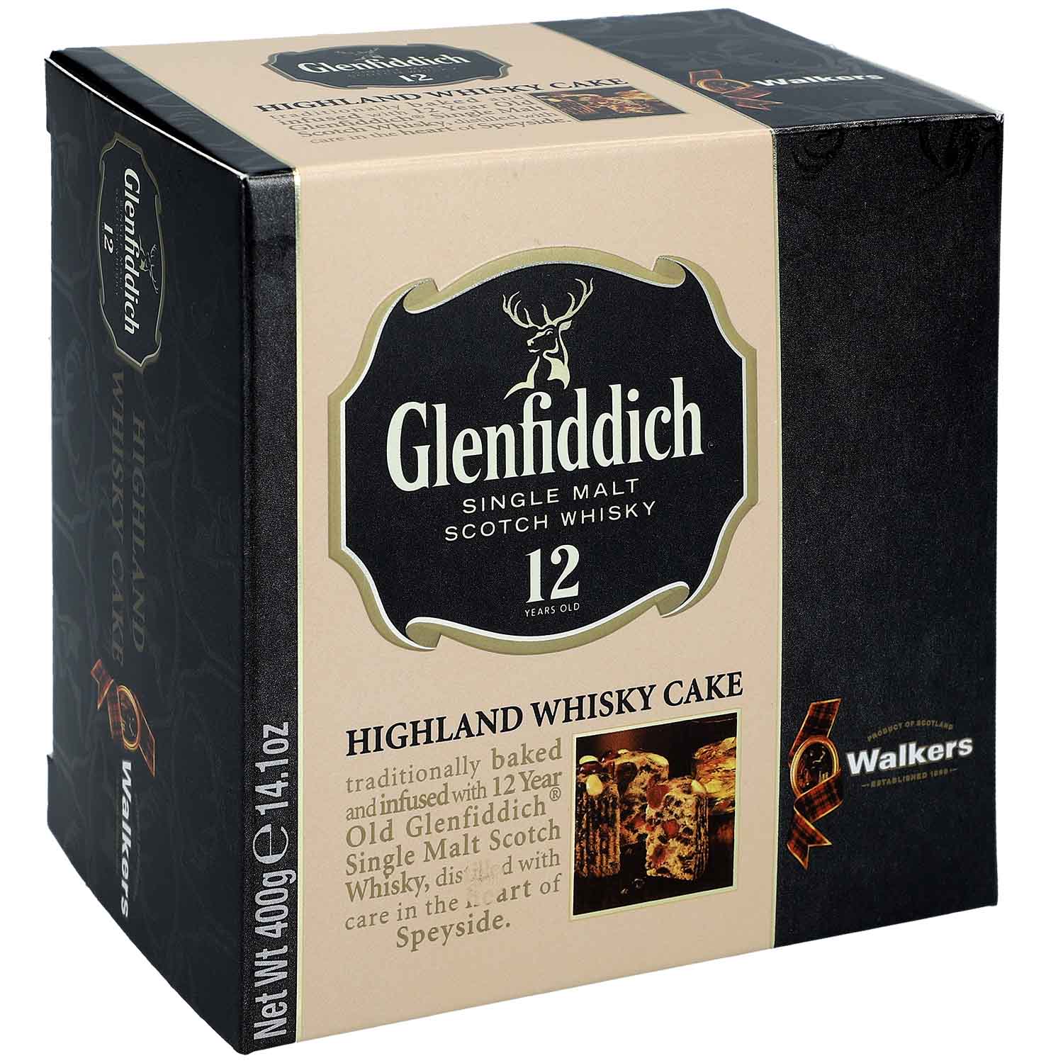 Walkers Glenfiddich Highland Whisky Cake 400g