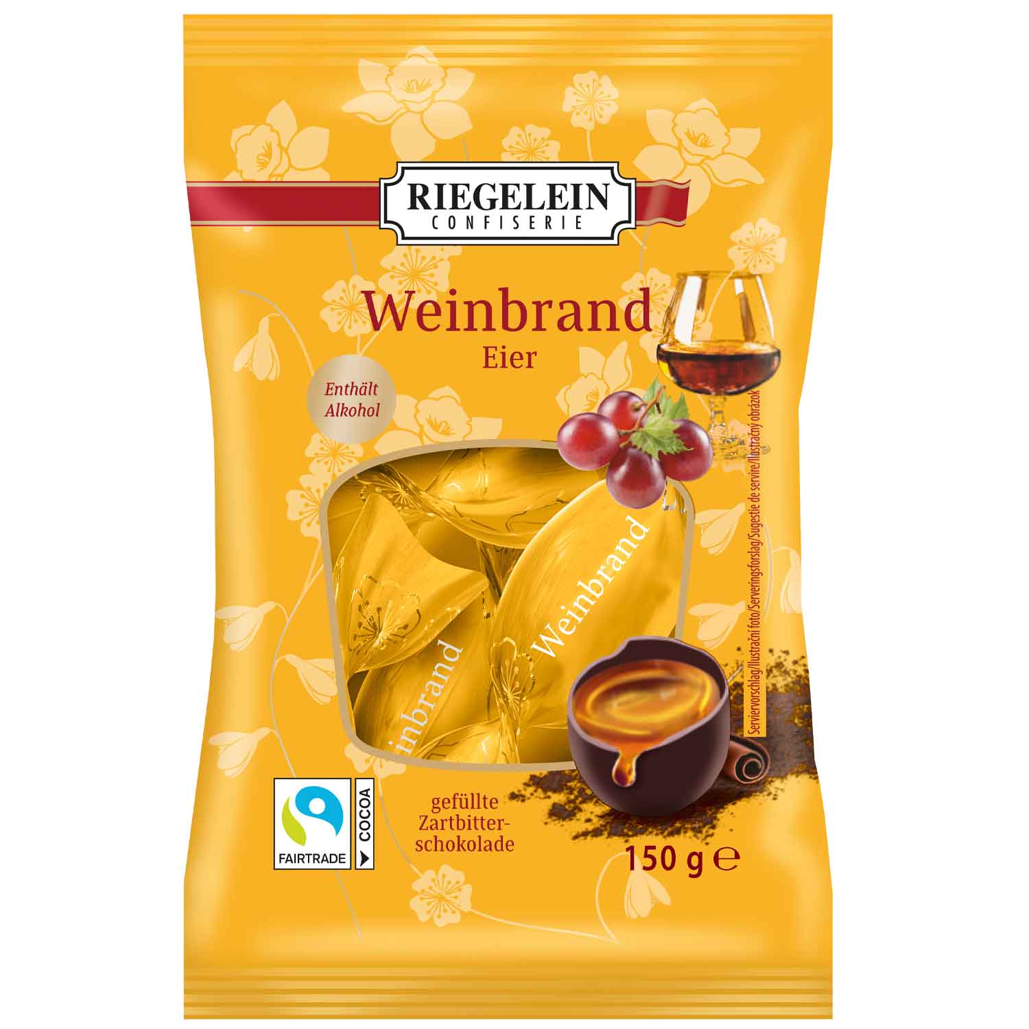 Riegelein Weinbrand Eier 150g