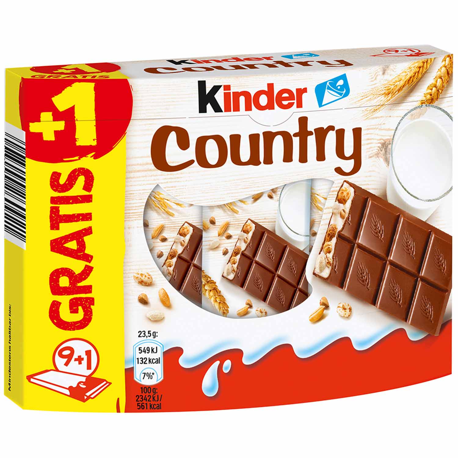 kinder Country 9er + 1 gratis