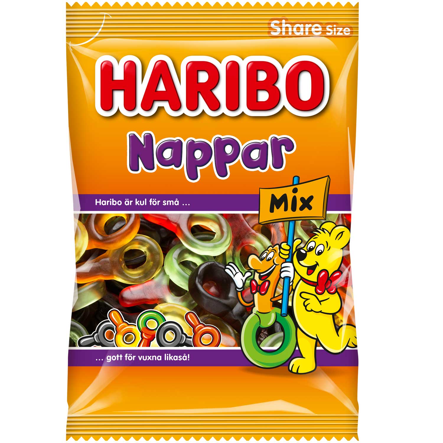 Haribo Nappar Mix 375g