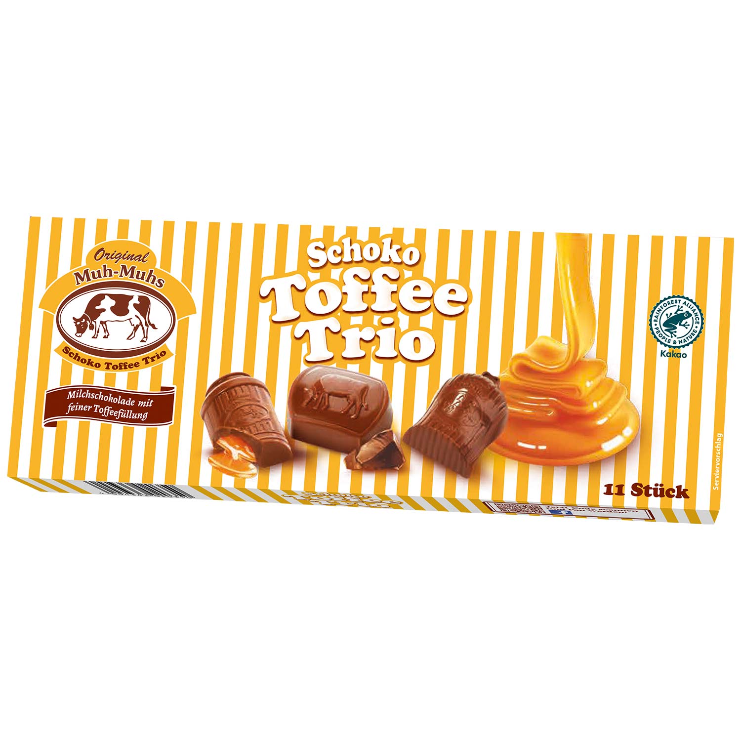 Original Muh-Muhs Schoko Toffee Trio 11er