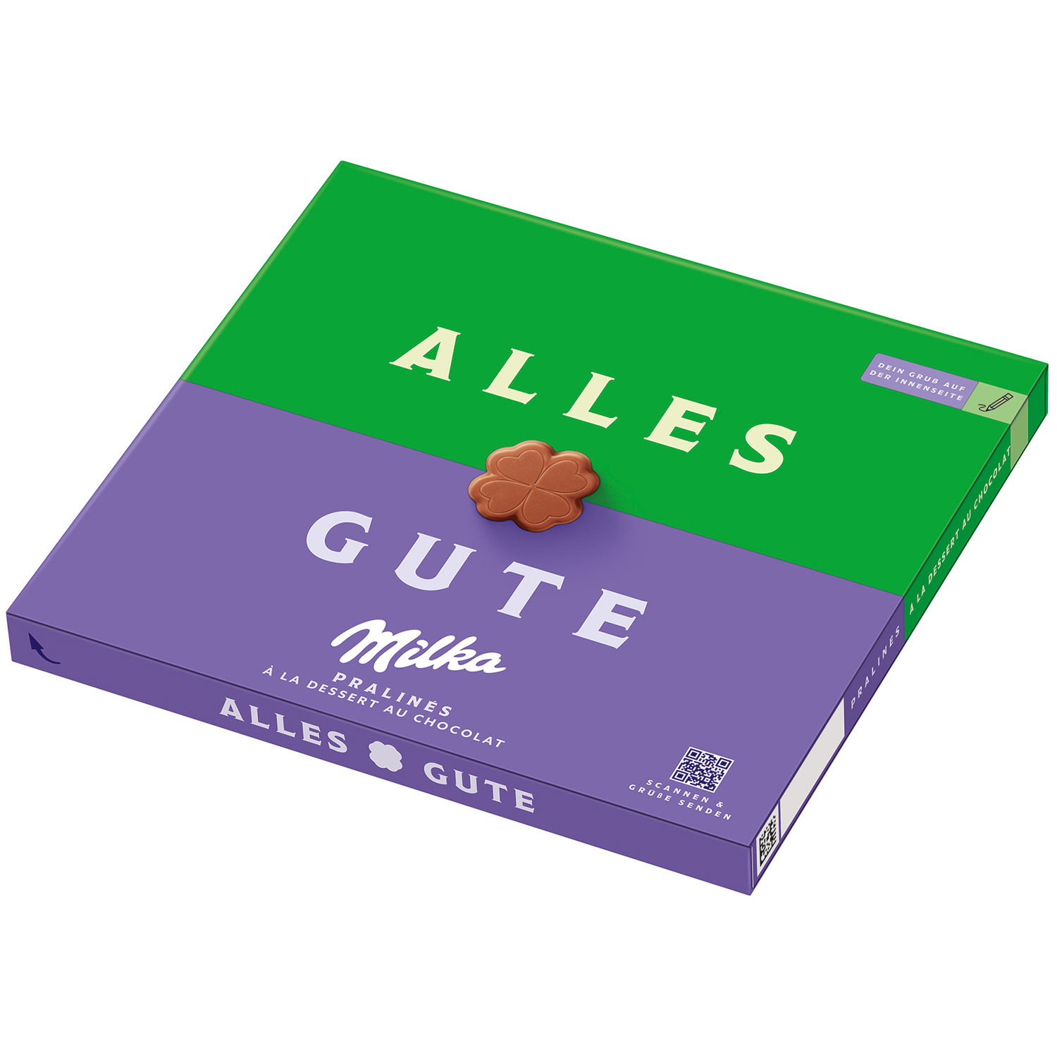 Milka 'Alles Gute' Pralinés à la Dessert au Chocolat 110g