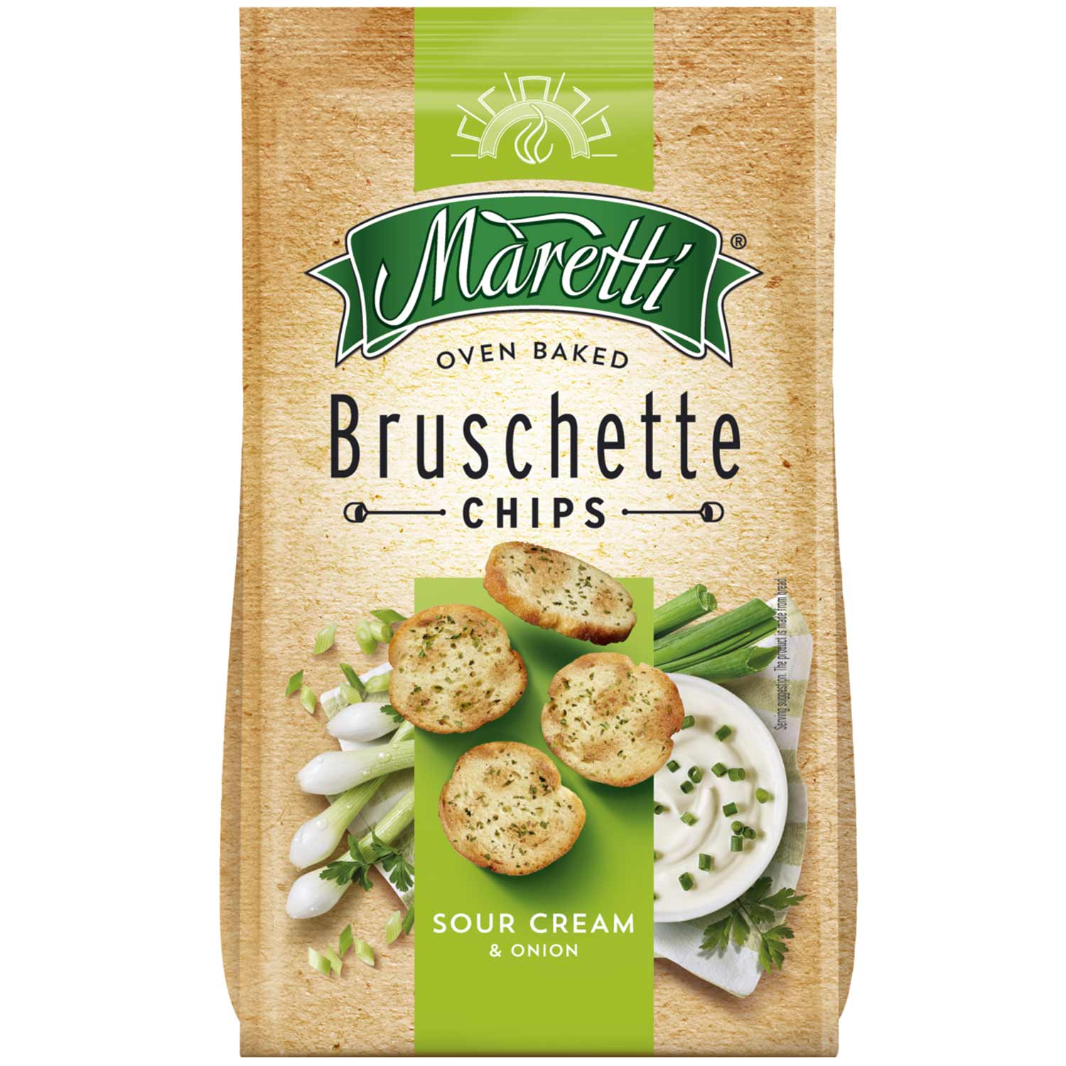 Maretti Bruschette Chips Sour Cream & Onion 150g