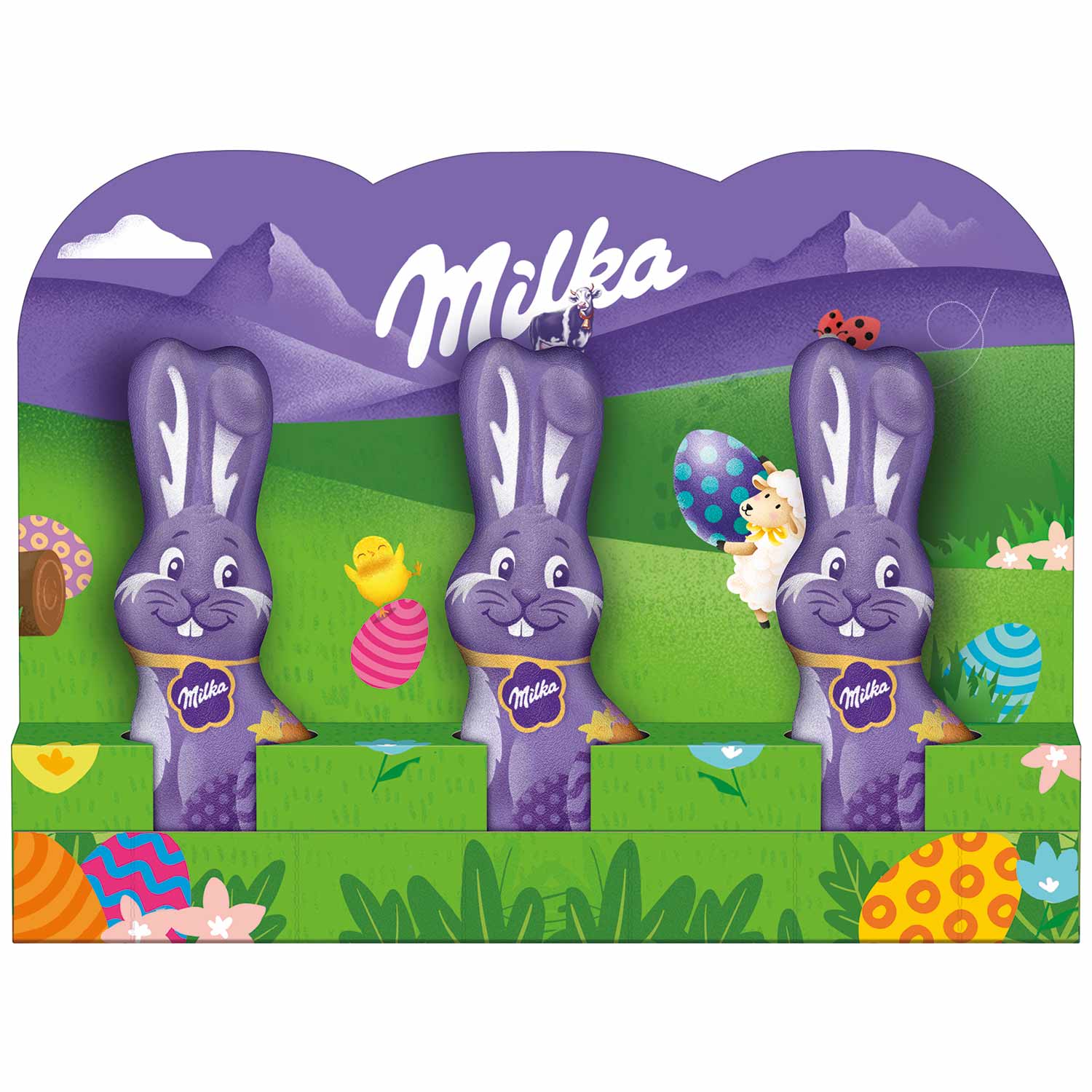 Milka Schmunzelhase Alpenmilch 3x15g