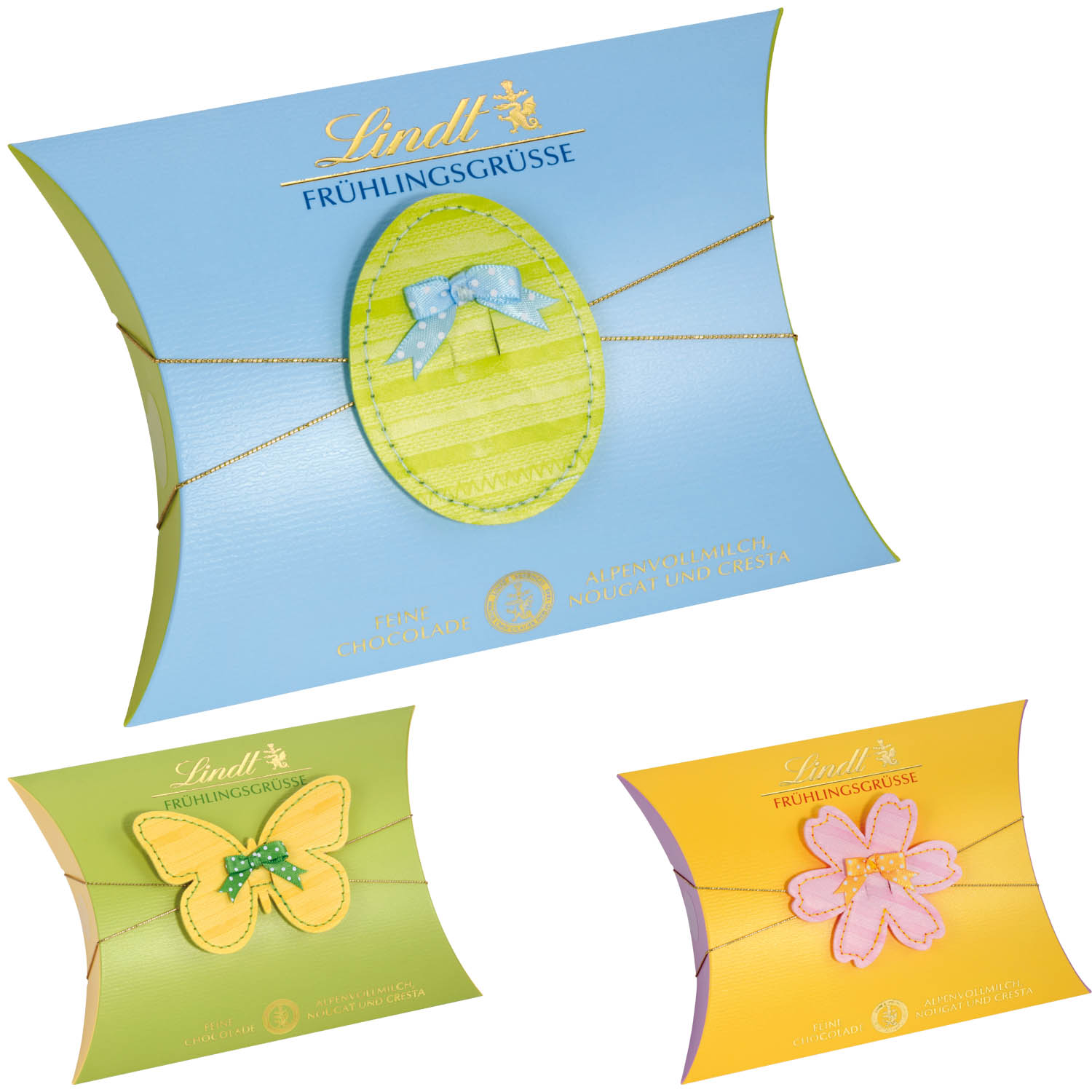 Lindt Frühlingsgrüße Kissenpackung 120g