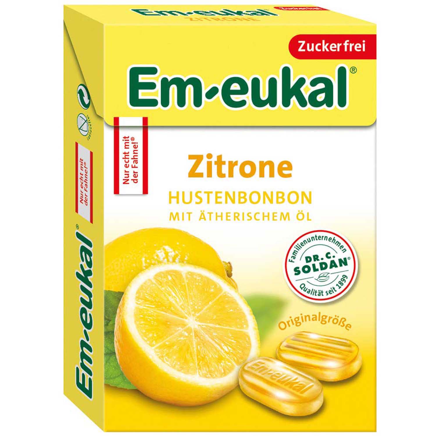 Em-eukal Zitrone zuckerfrei 50g