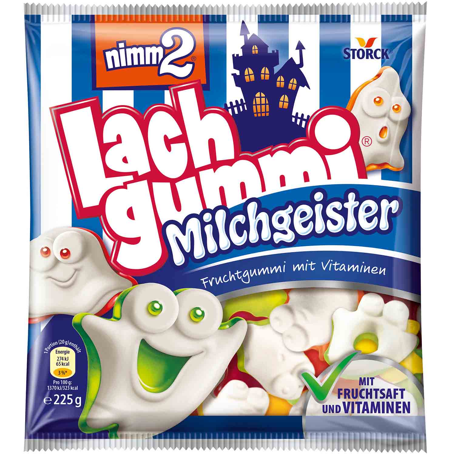 nimm2 Lachgummi Milchgeister 225g (MHD 31.03.2024)