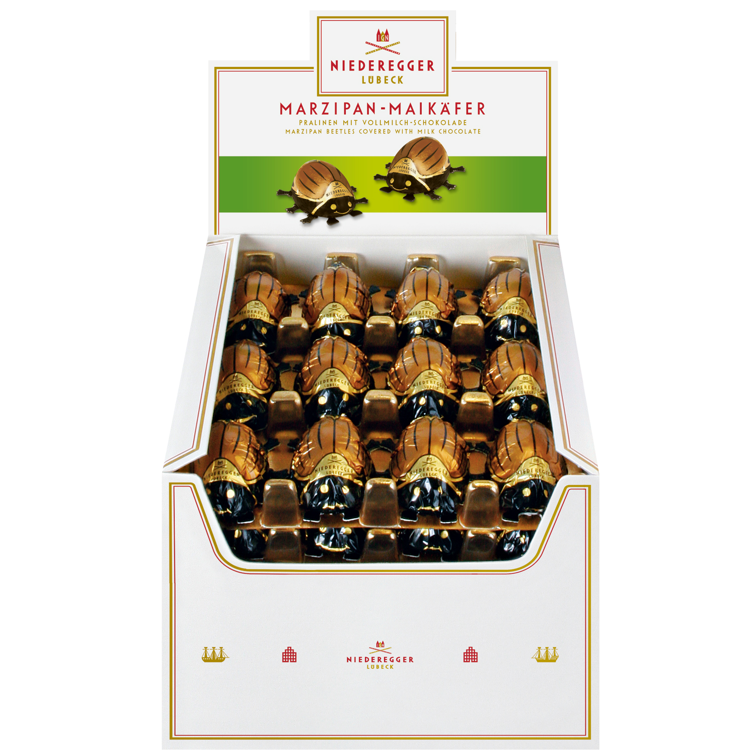 Niederegger Marzipan Maikäfer 72x15g