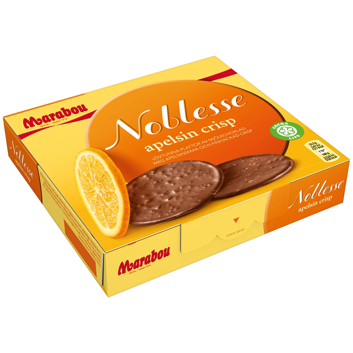 Marabou Noblesse Apelsin Crisp 150g