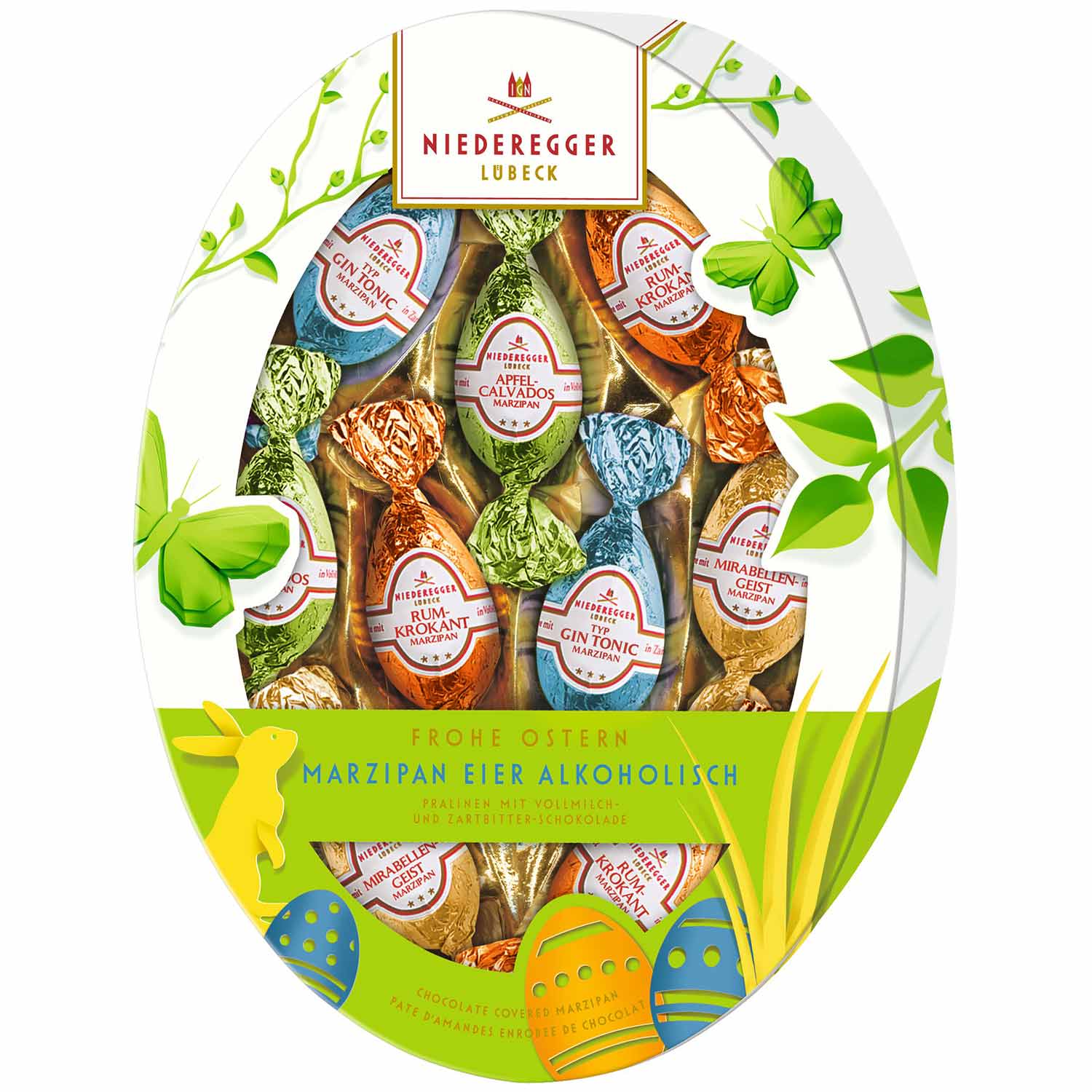 Niederegger Marzipan-Eier alkoholisch 150g