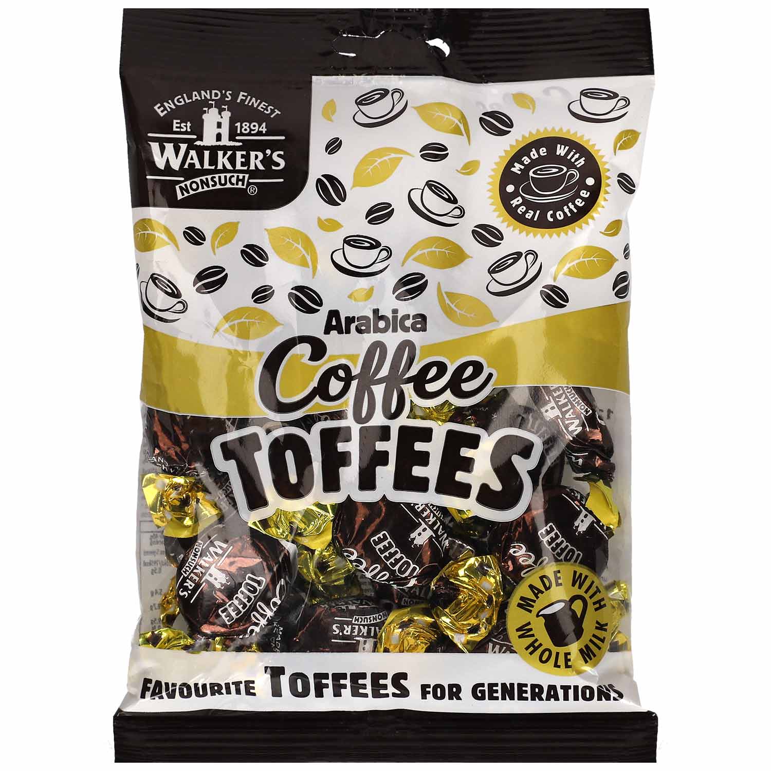 Walker's Nonsuch Arabica Coffee Toffees 150g