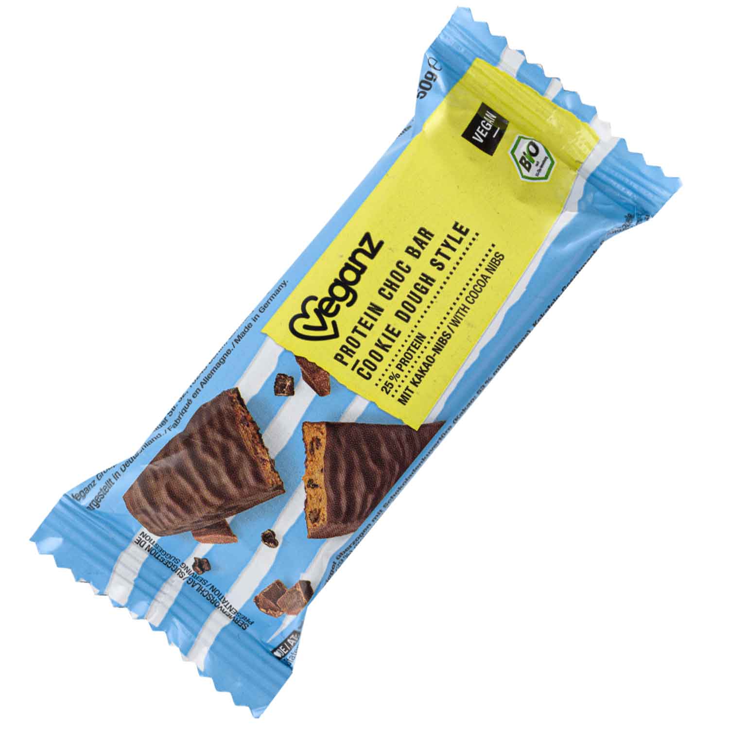 Veganz Protein Choc Bar Cookie Dough Style Bio 50g