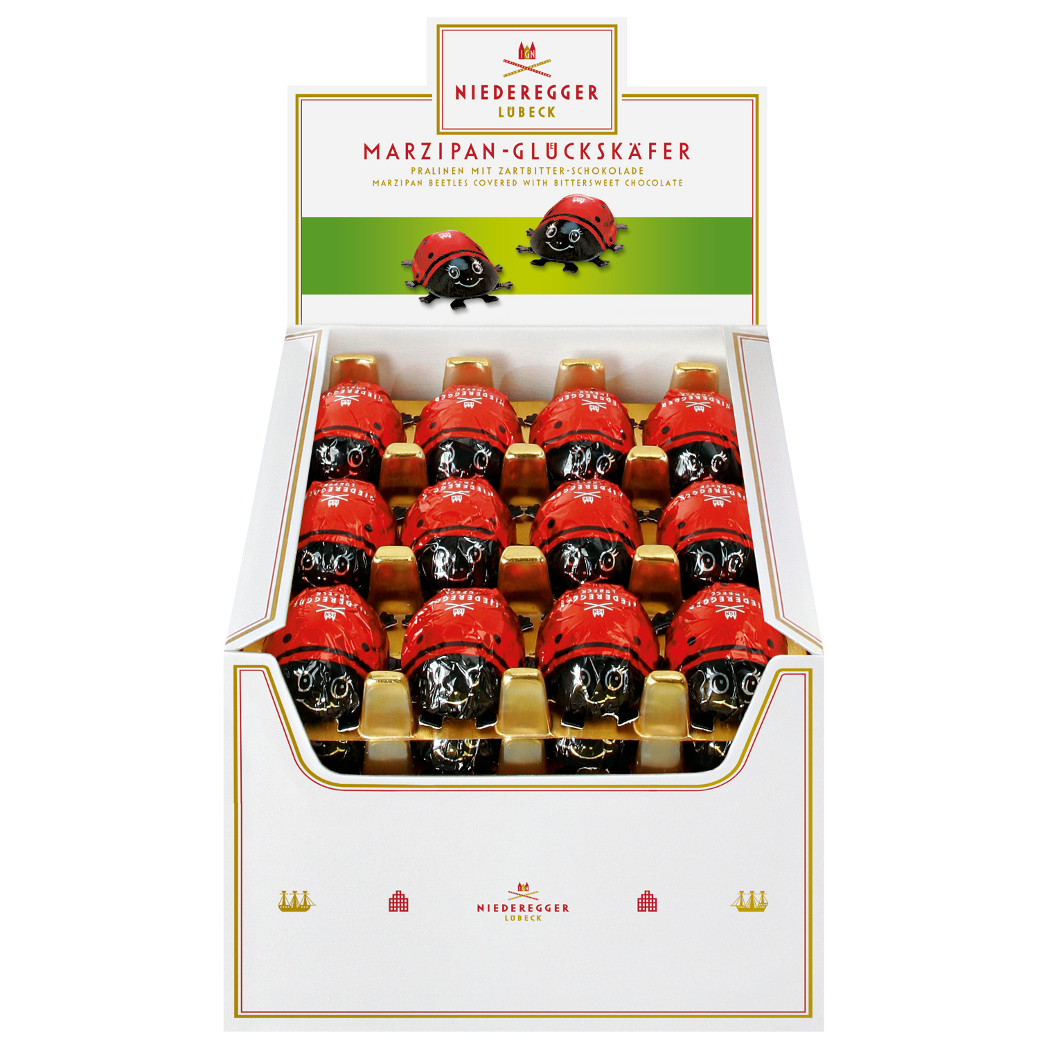 Niederegger Marzipan Glückskäfer 72x15g