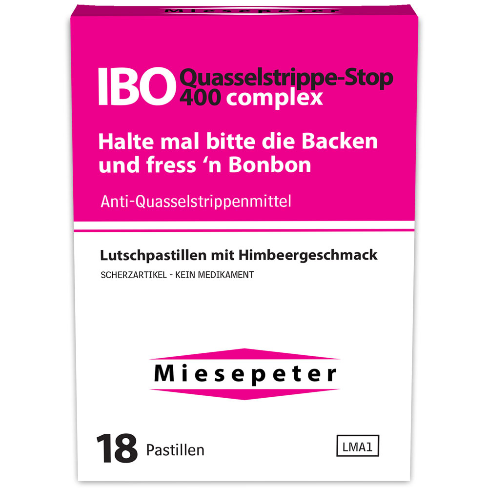 Miesepeter IBO Quasselstrippe-Stop 400 complex 18er