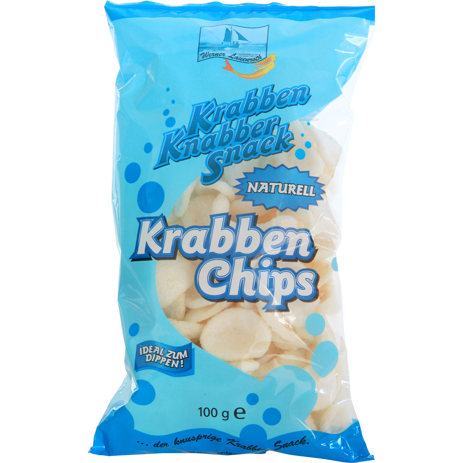 Werner Lauenroth Krabben Chips naturell 100g