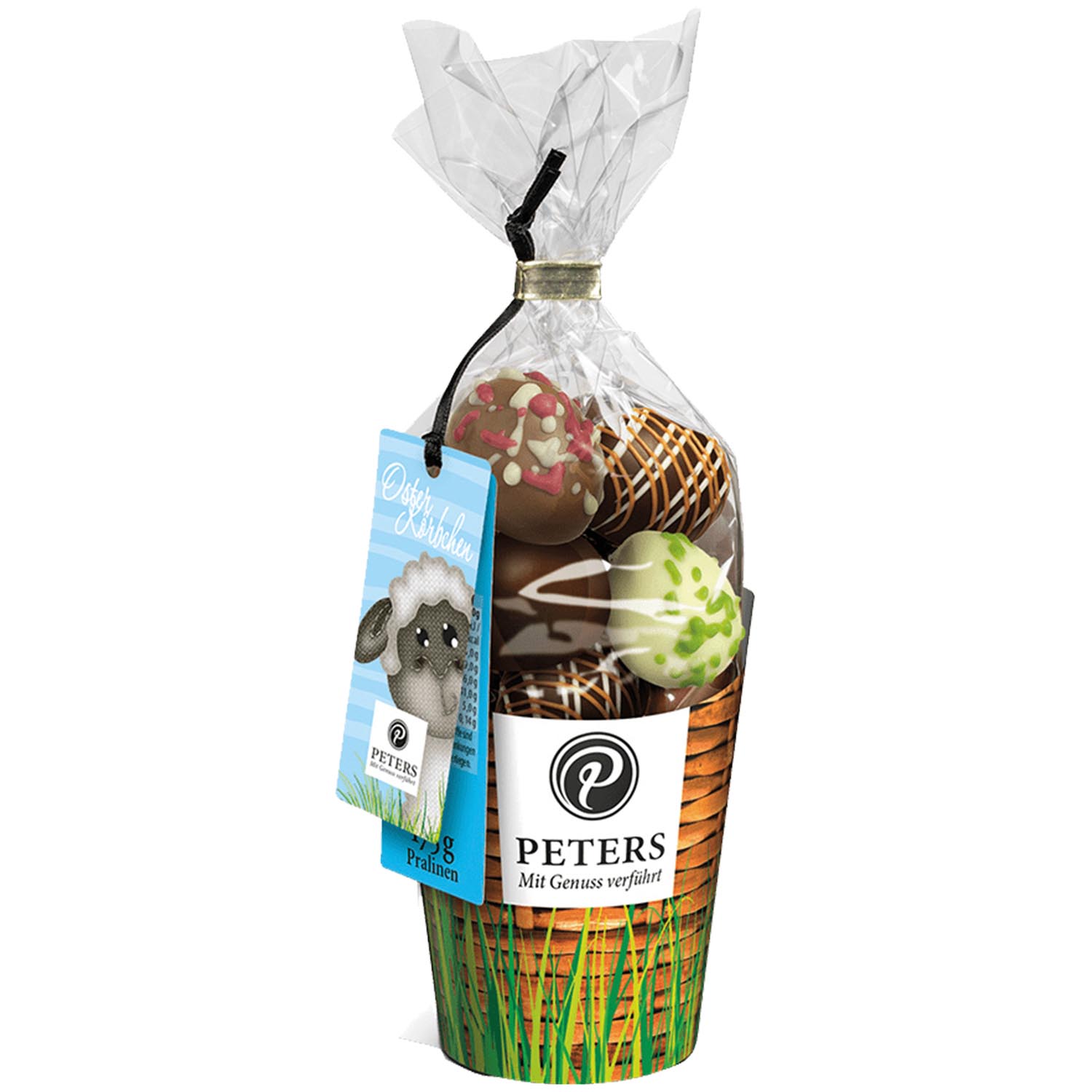 Peters Osterkörbchen Pralineneier alkoholfrei 175g
