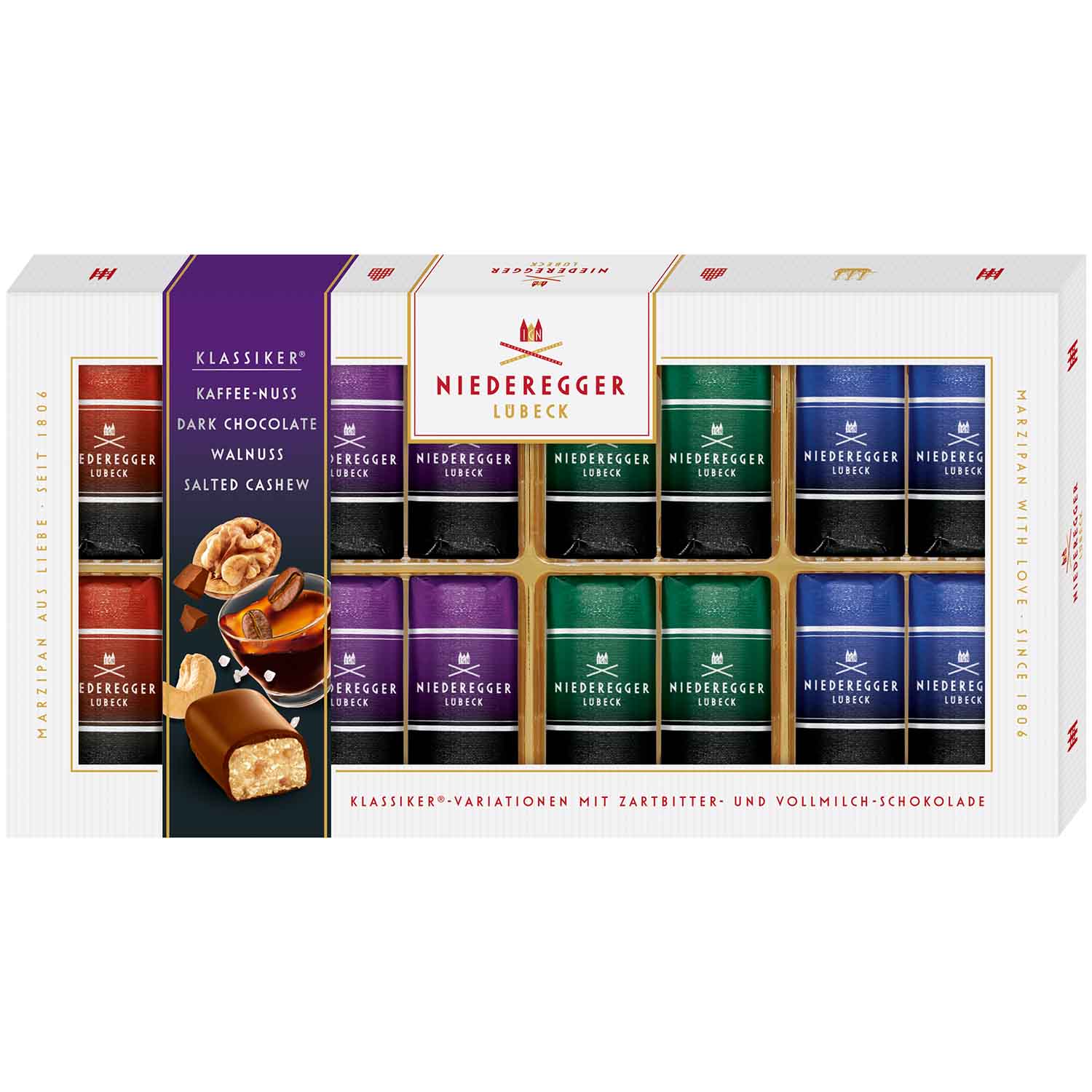 Niederegger Klassiker Dark Edition Variationen 200g