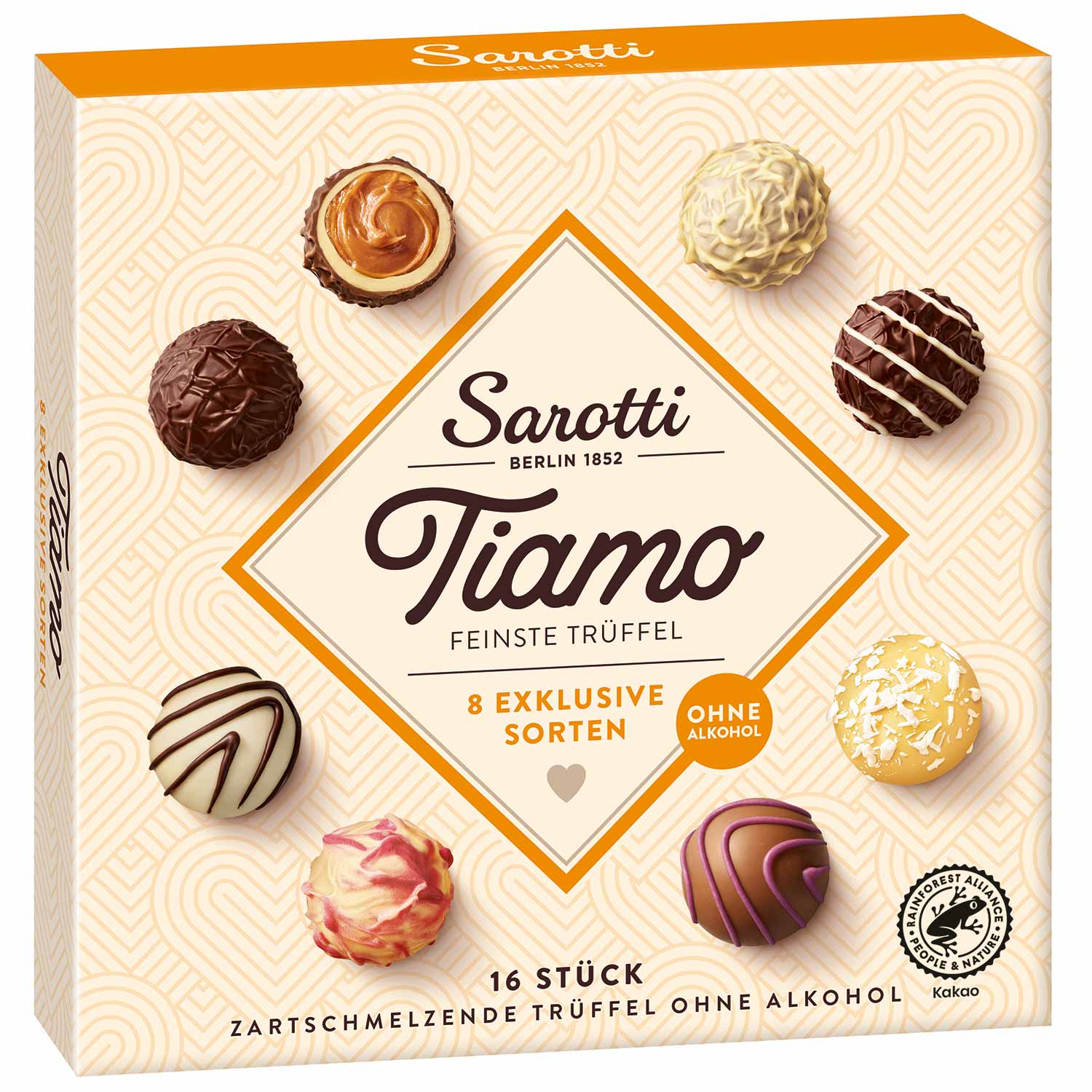 Sarotti Tiamo Feinste Trüffel ohne Alkohol 200g