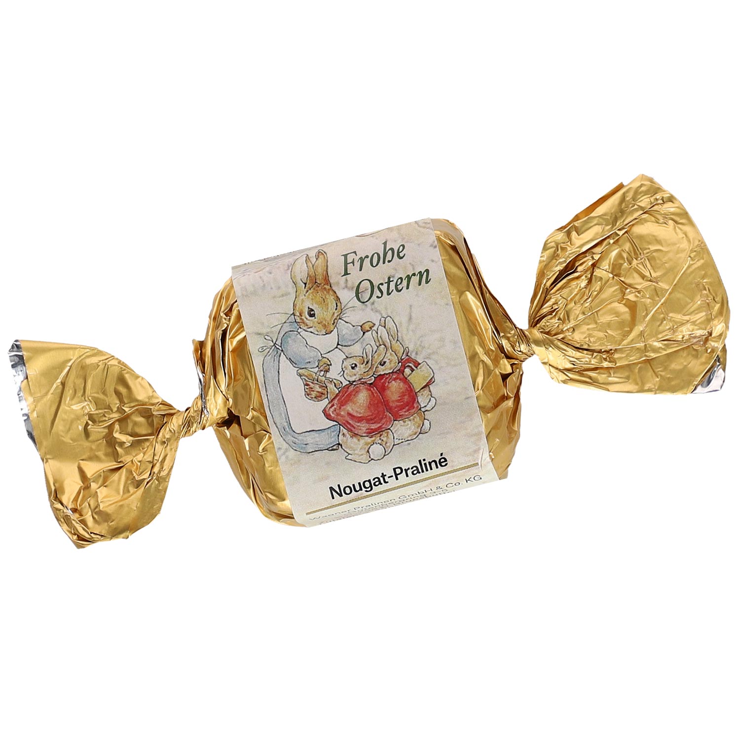 Wagner Oster-Happen Nougat-Praliné 'Hasenmutti' 25g