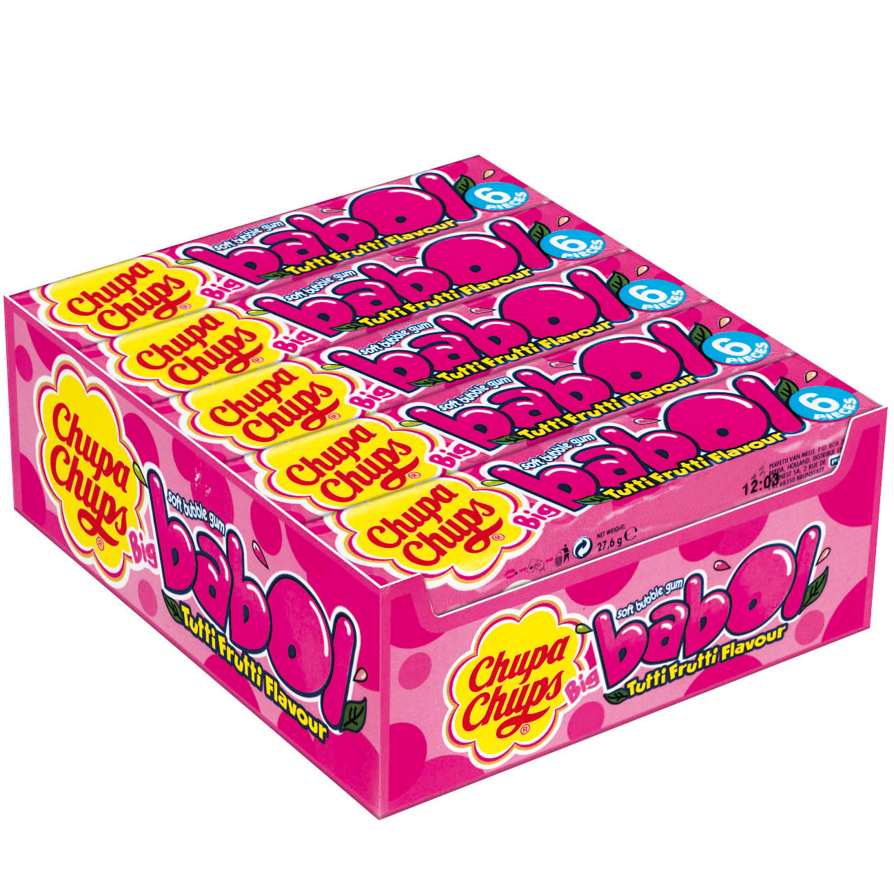 Chupa Chups Big babol Tutti Frutti 20x6er