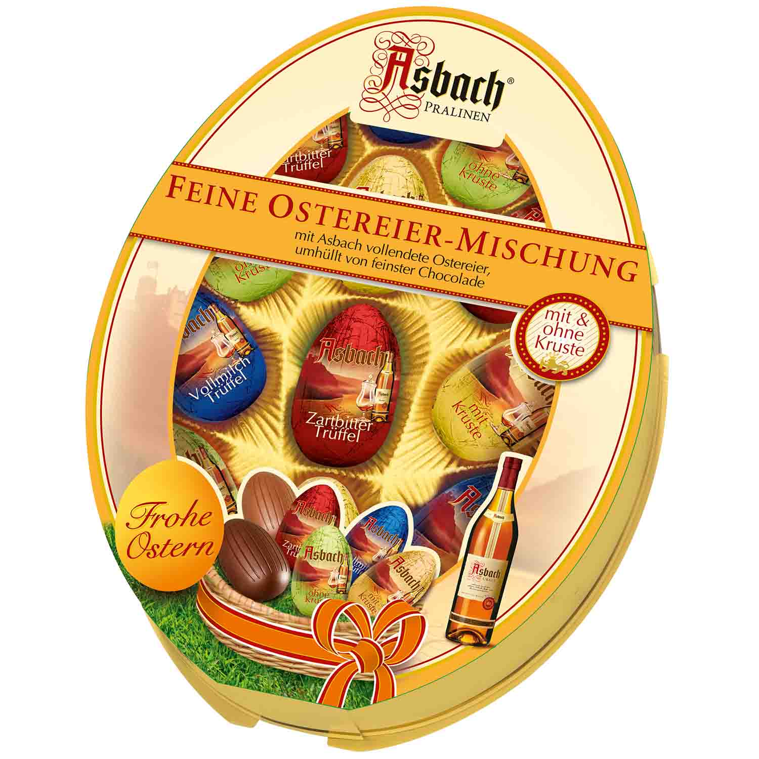 Asbach Pralinen Feine Ostereier-Mischung 175g