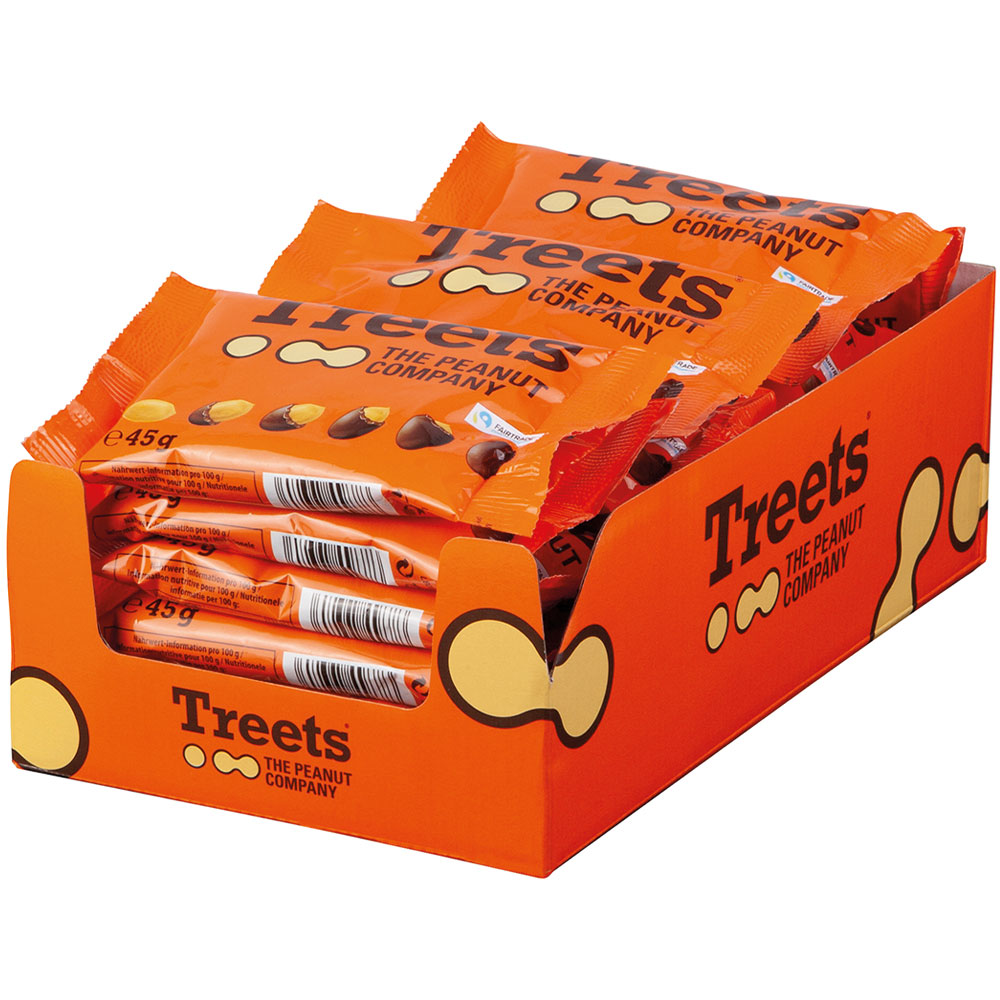 Treets - The Peanut Company Peanuts 24x45g