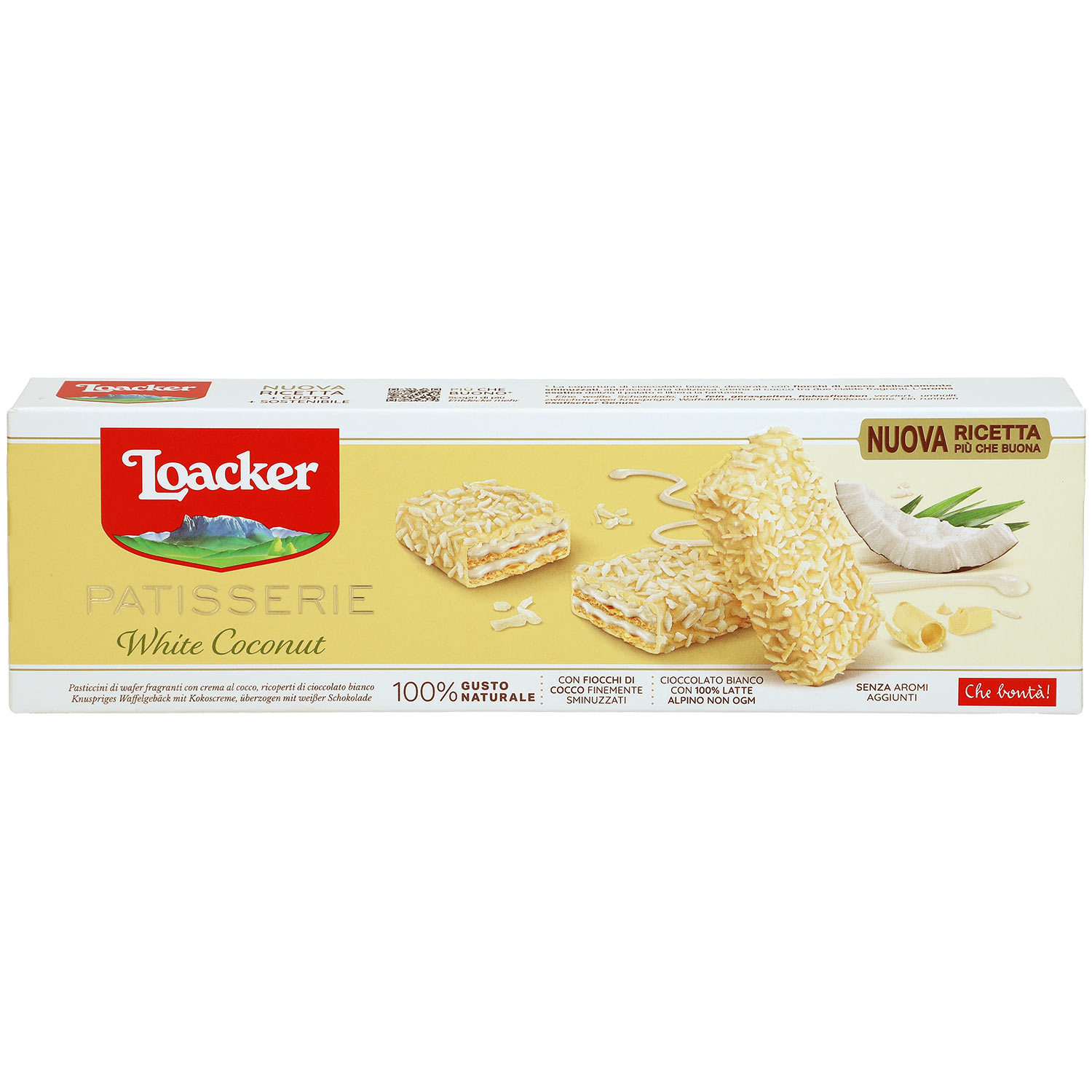 Loacker Patisserie White Coconut 100g