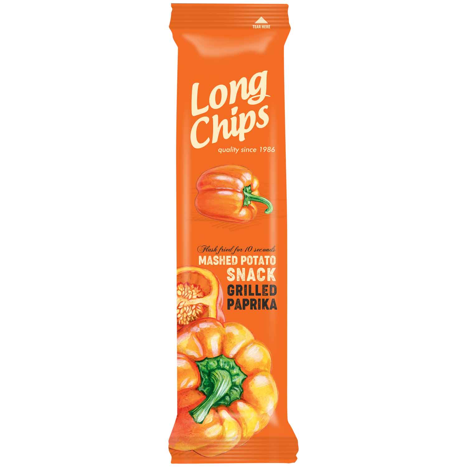 Long Chips Grilled Paprika 75g