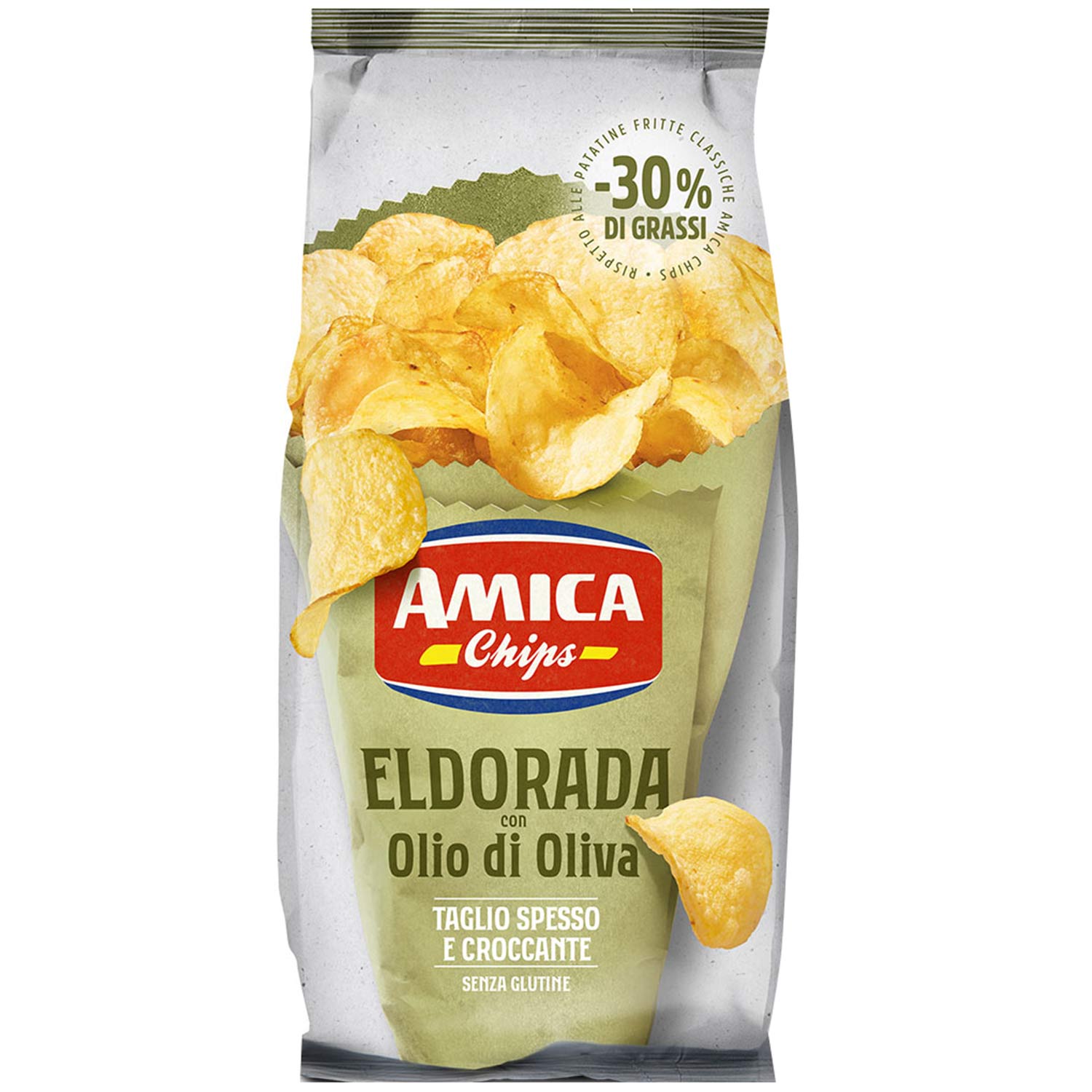 Amica Chips Eldorada Olio di Oliva 130g