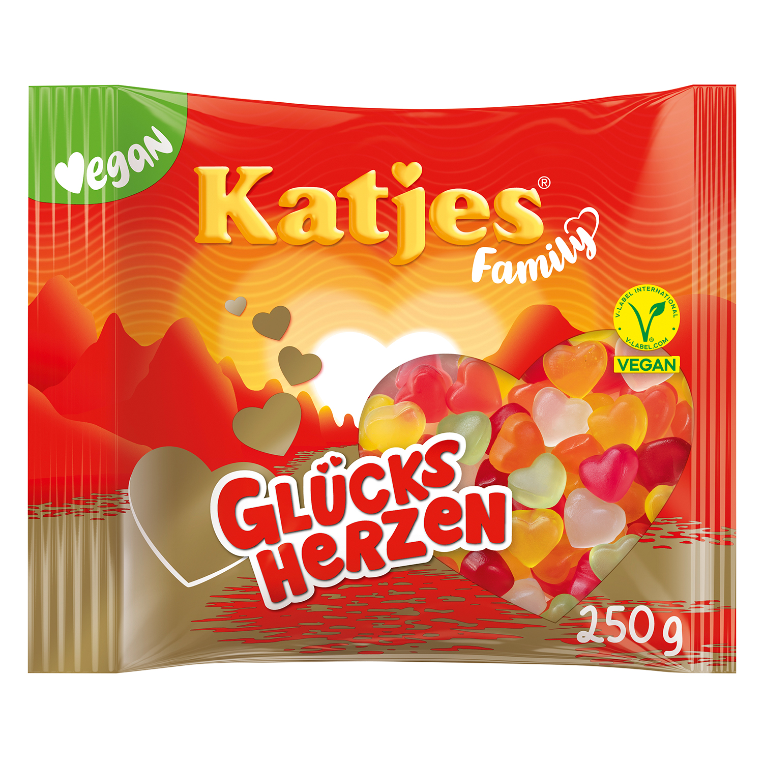 Katjes Family Glücksherzen 250g