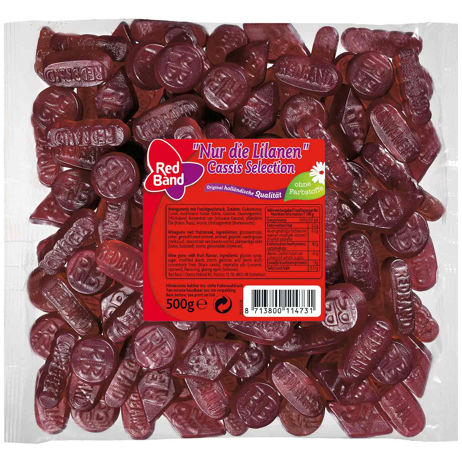 Red Band 'Nur die Lilanen' Cassis Selection 500g