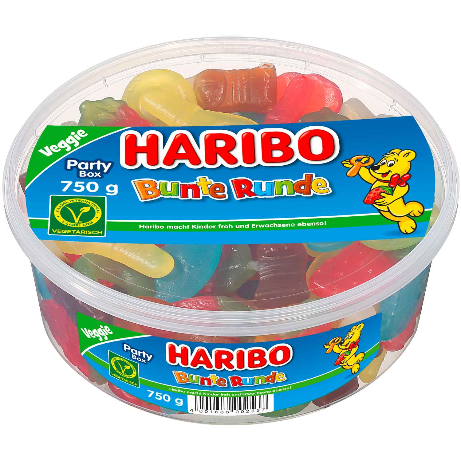 Haribo Bunte Runde veggie 750g