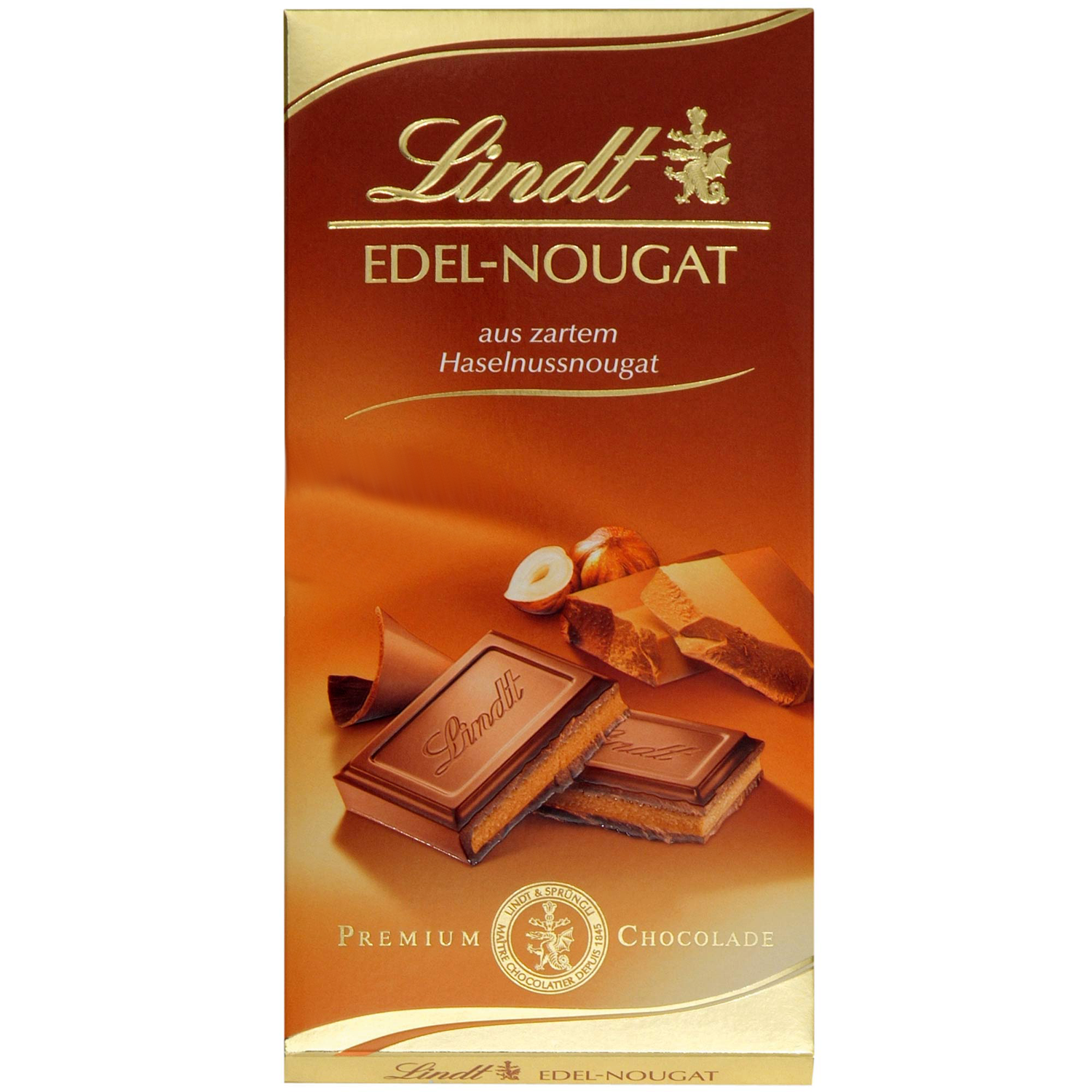 Lindt Edel-Nougat Vollmilch Tafel 100g