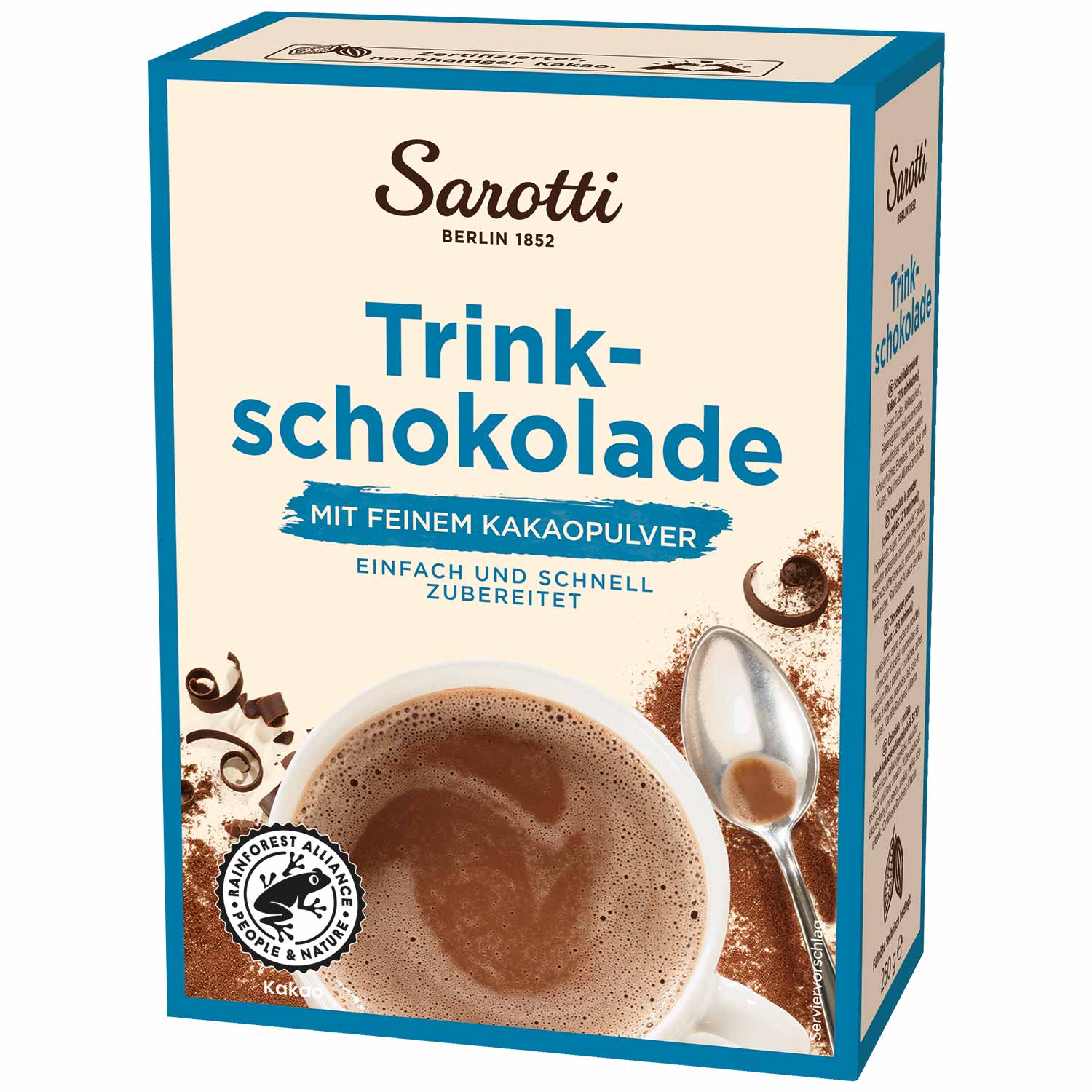 Sarotti Trinkschokolade mit feinem Kakaopulver 250g