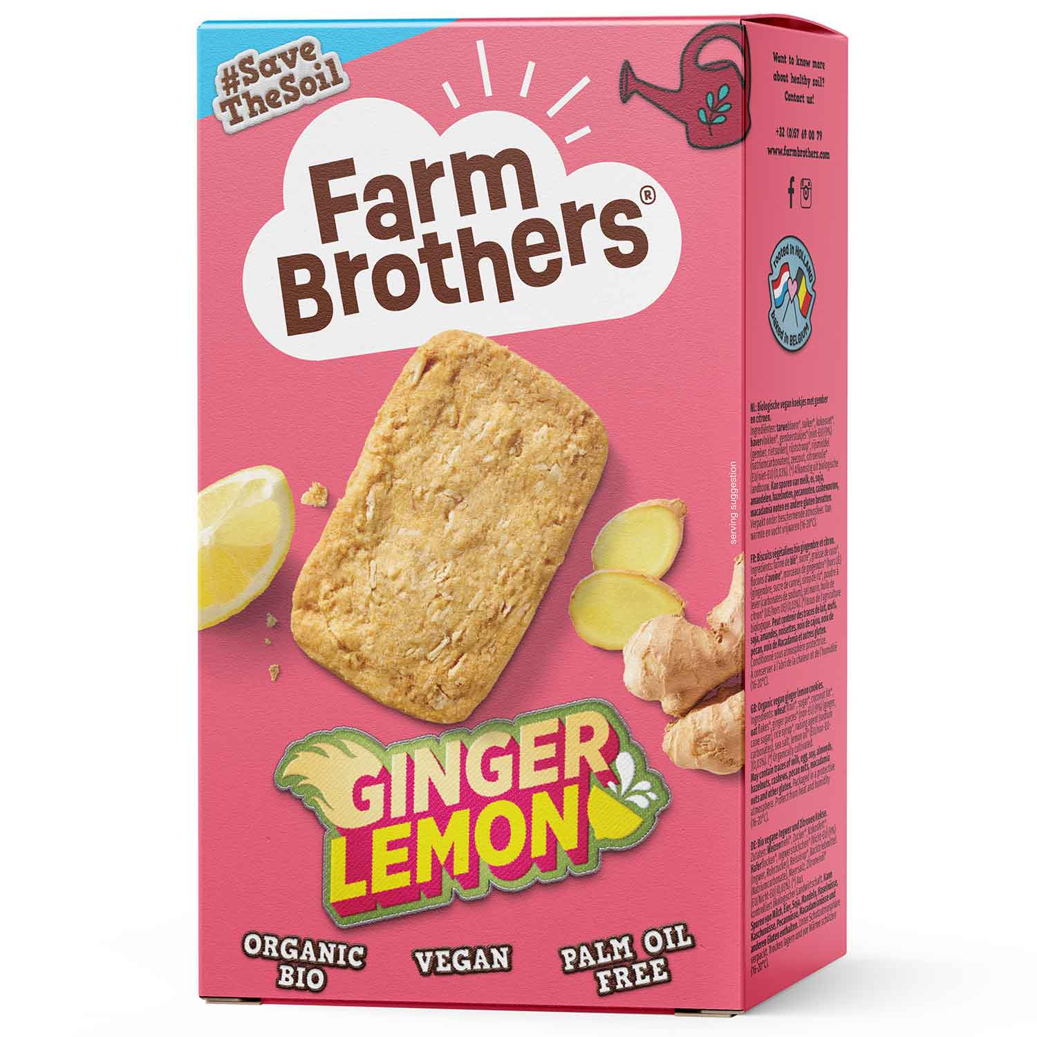Farm Brothers Ginger Lemon Bio 135g