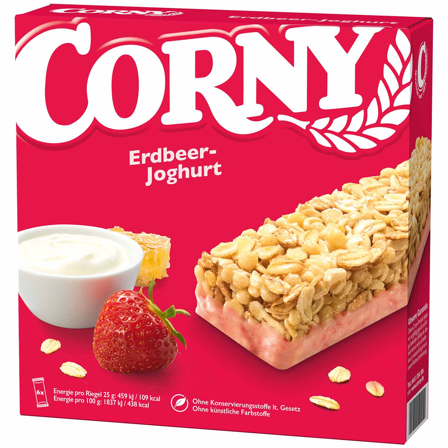 Corny Erdbeer-Joghurt 6x25g